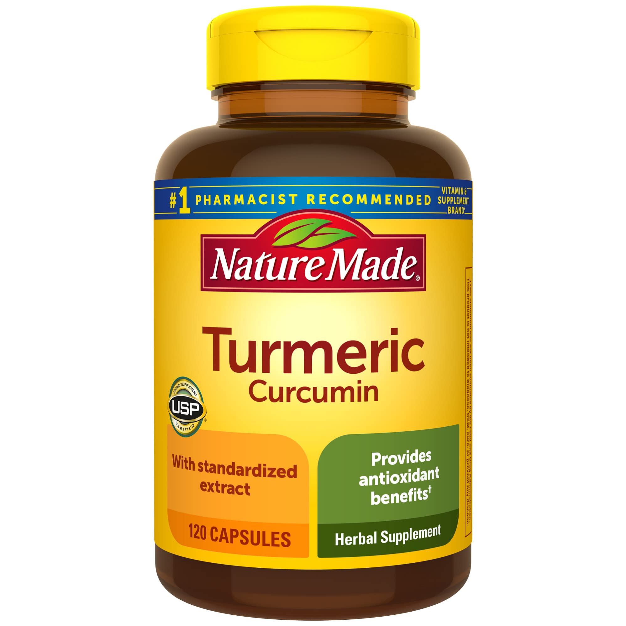 Nature Made Turmeric Curcumin 500 mg Capsules