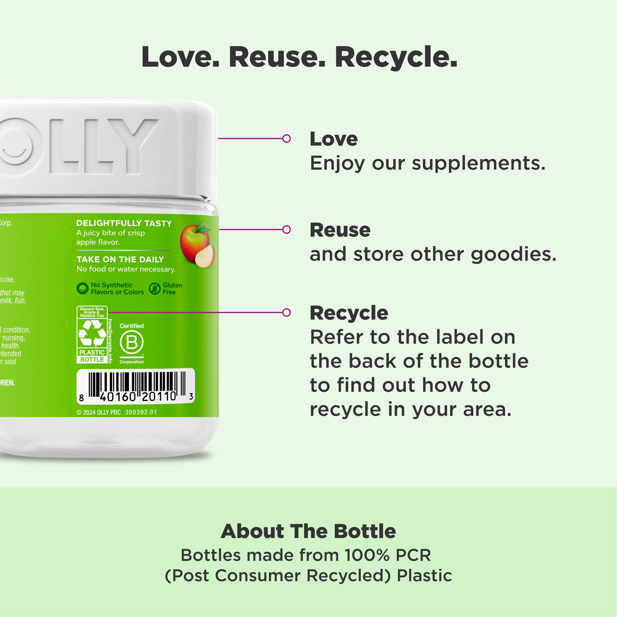 OLLY Metabolism Gummy Rings, 30 Count