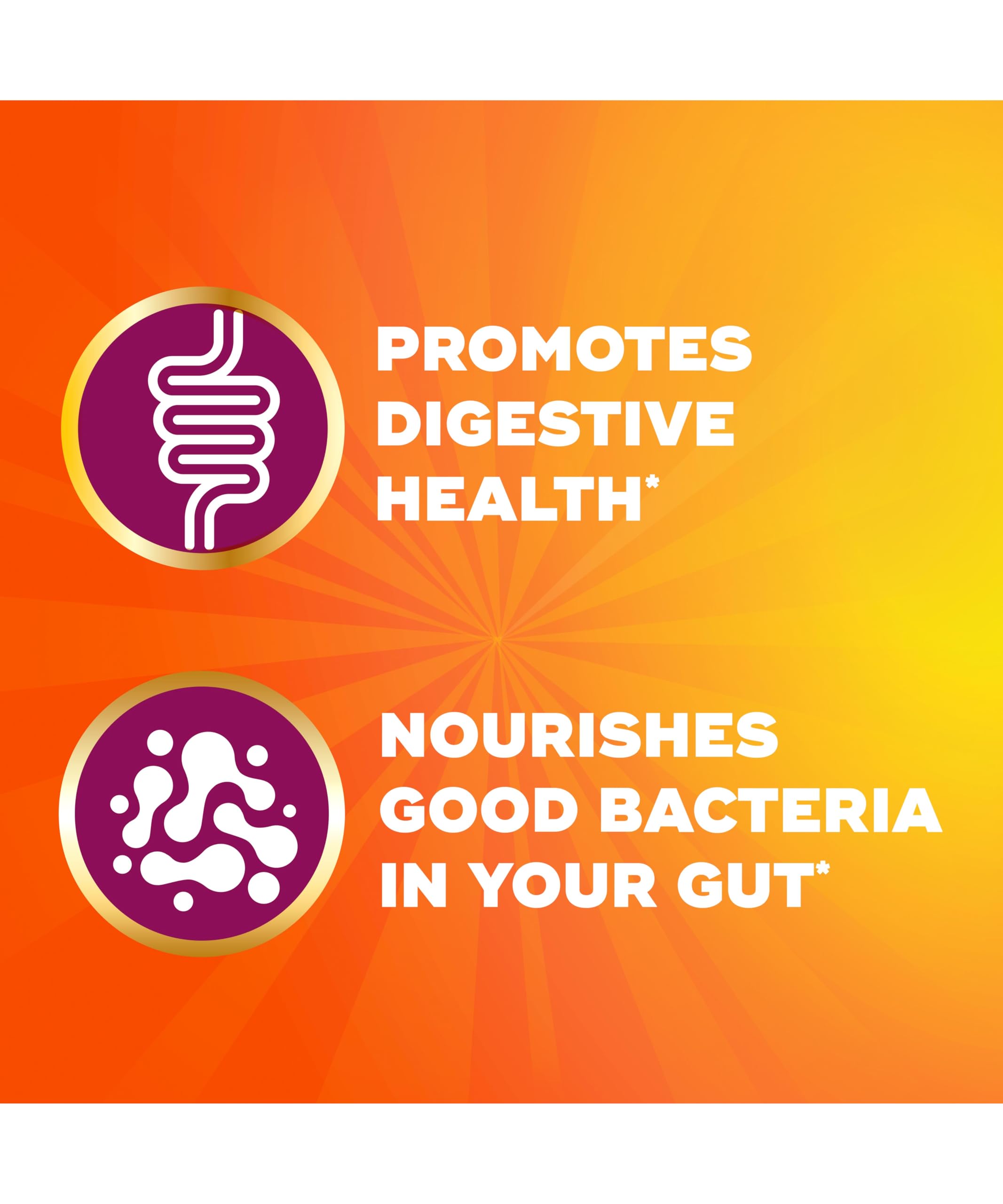 Metamucil Fiber 5g Gummies, Orange Flavor