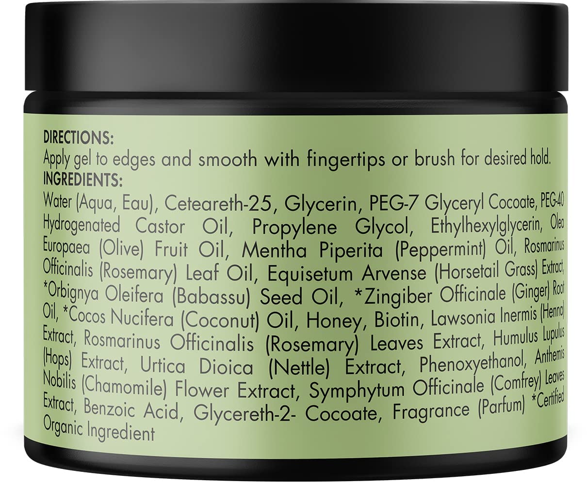 Mielle Organics Rosemary & Mint Edge Control Gel, (2 Fl Oz)