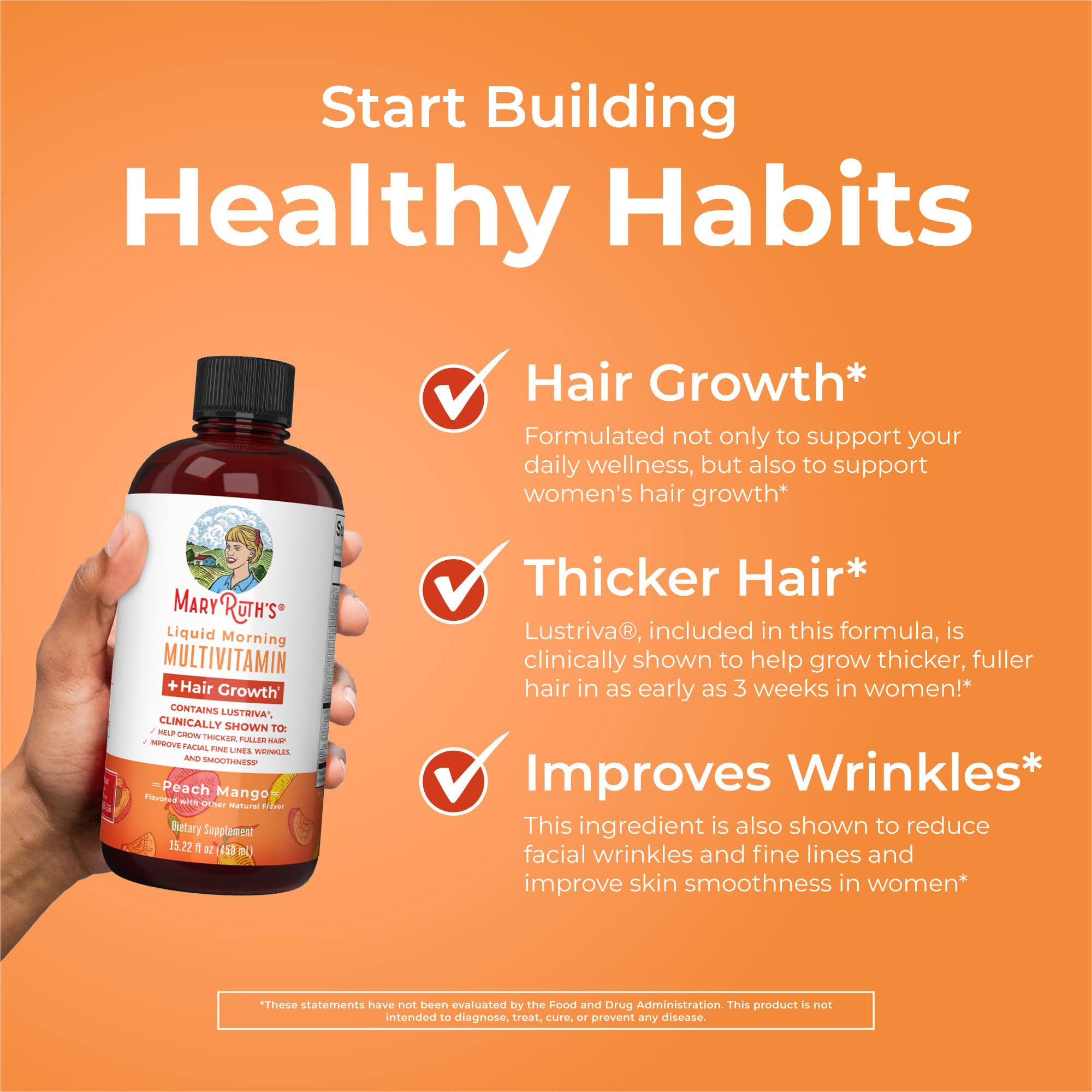 MaryRuth's Liquid Multivitamin+Hair Growth