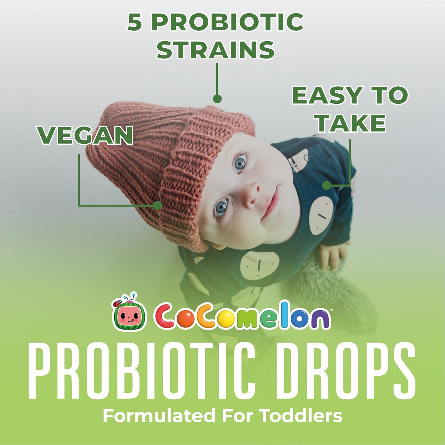 MaryRuth Organics Cocomelon Toddler Probiotic Liquid Drops, 1 Fl Oz