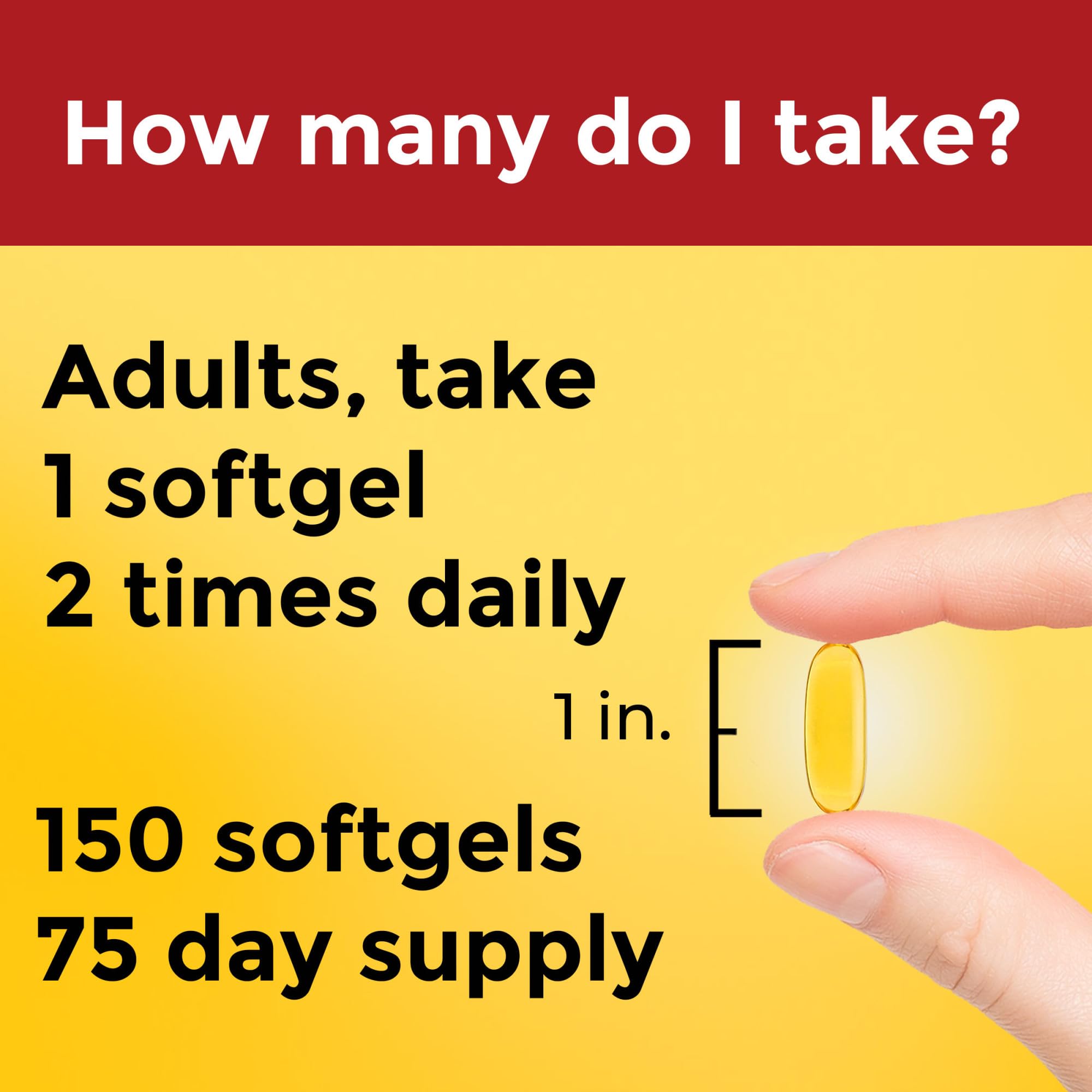 Nature Made Triple Omega 3 6 9 Supplements, Flaxseed, Safflower & Olive Oils, Fish Free Omega 3 Fatty Acid Supplement, 150 Softgels, 75 Day Supply