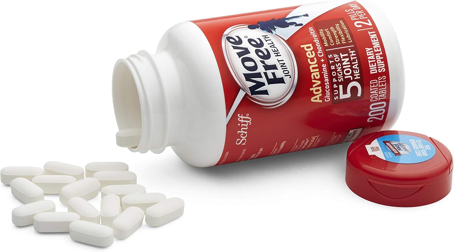 Schiff Move Free Advanced, Joint Health, 200 Count