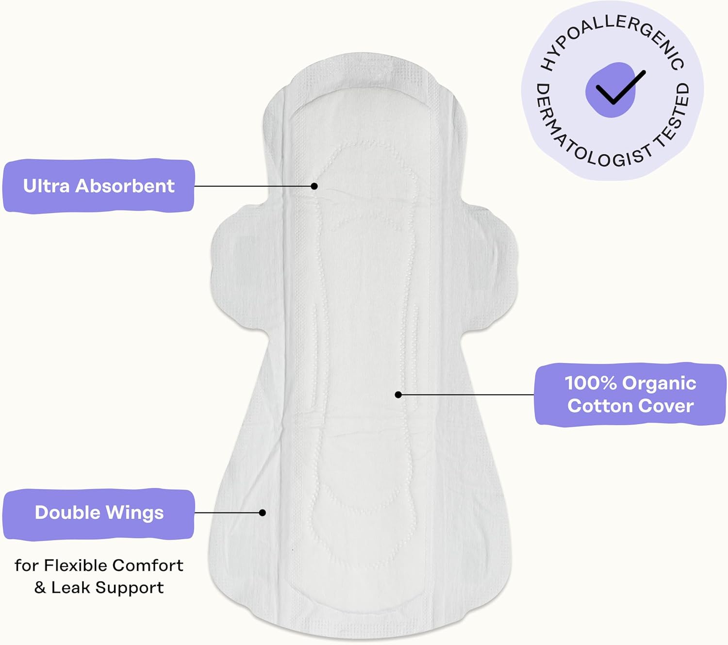 The Honey Pot Company, Calming Herbal Infusion Super Pads, 16 Count