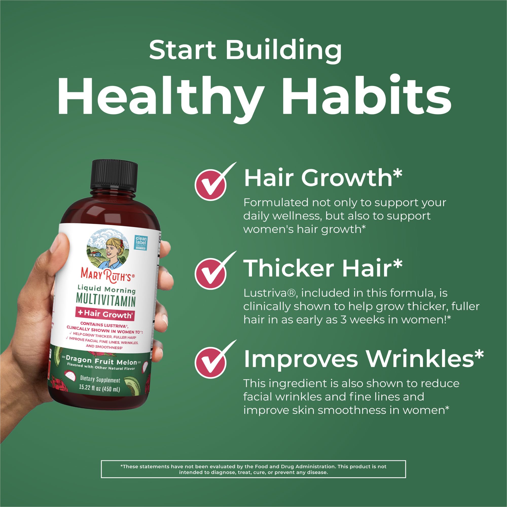 MaryRuth's Liquid Multivitamin+Hair Growth