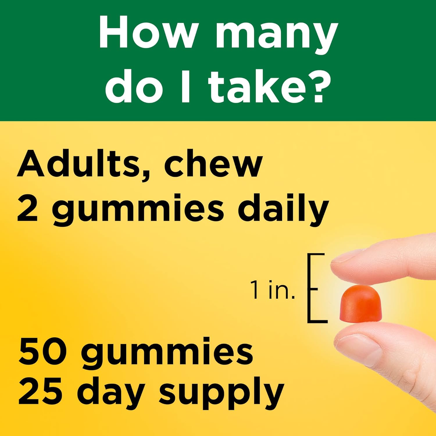 Nature Made Vitamin D3 K2 Gummies, 50 Gummy Vitamins