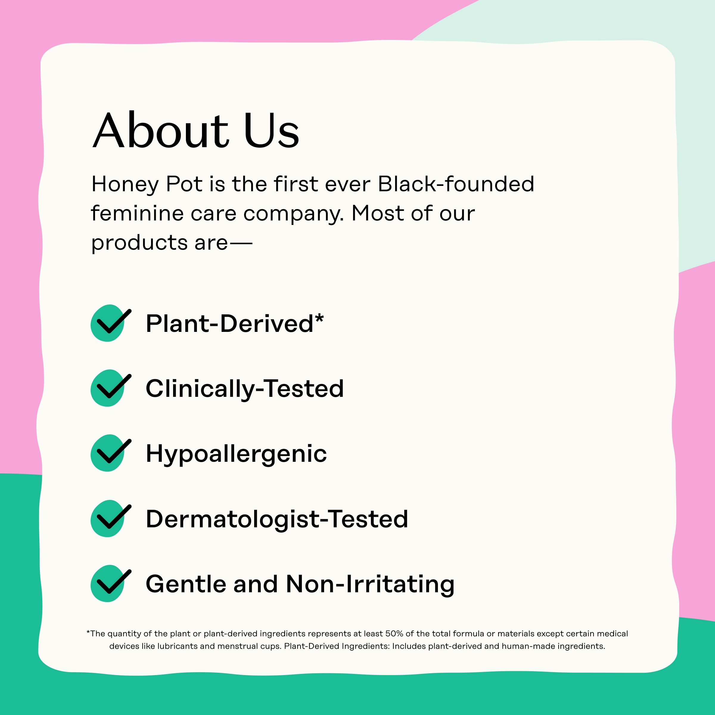 The Honey Pot Company Cooling Herbal Infusion Liners w/Wings