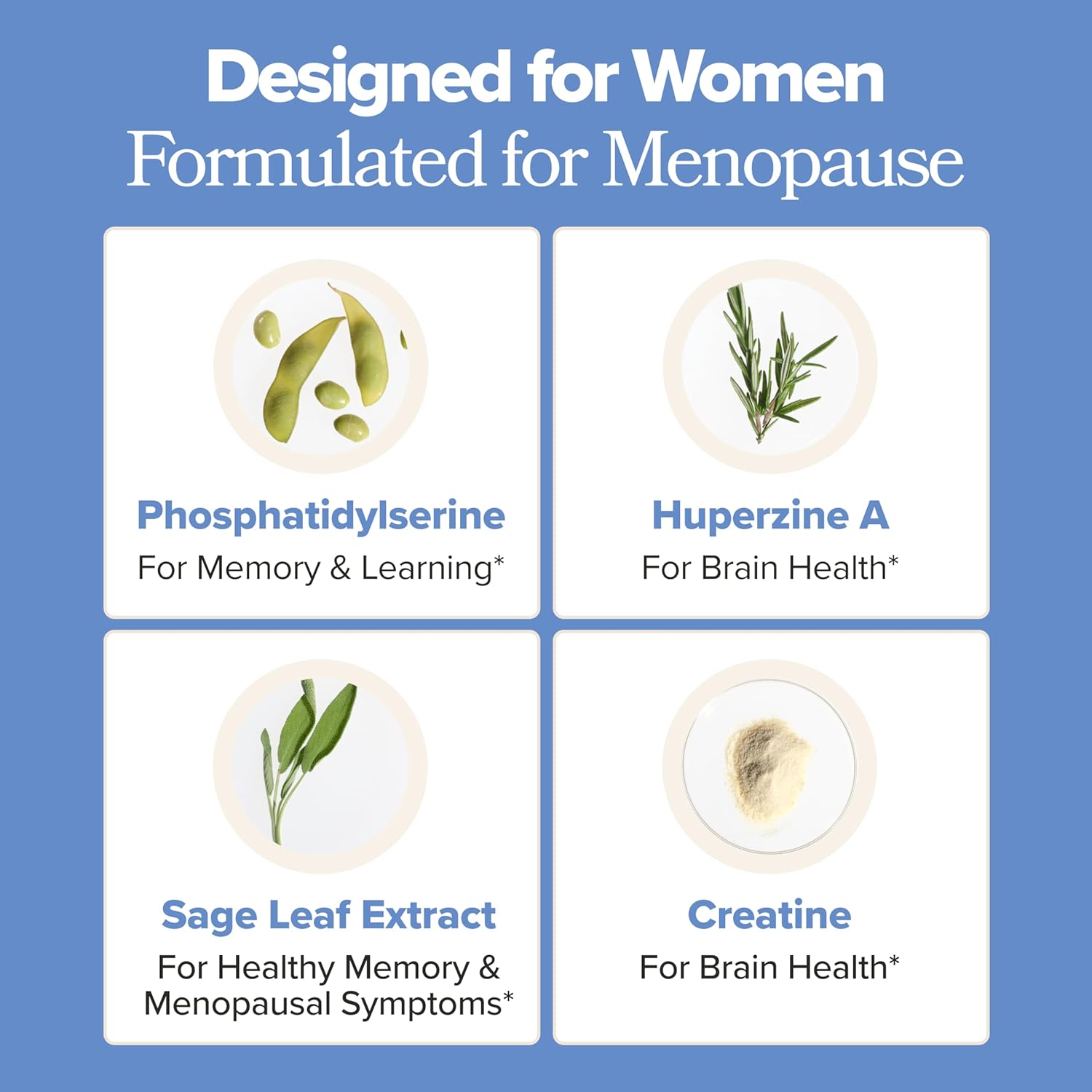 O Positiv MENO Brain Health + Memory Support Capsules 60 Capsules