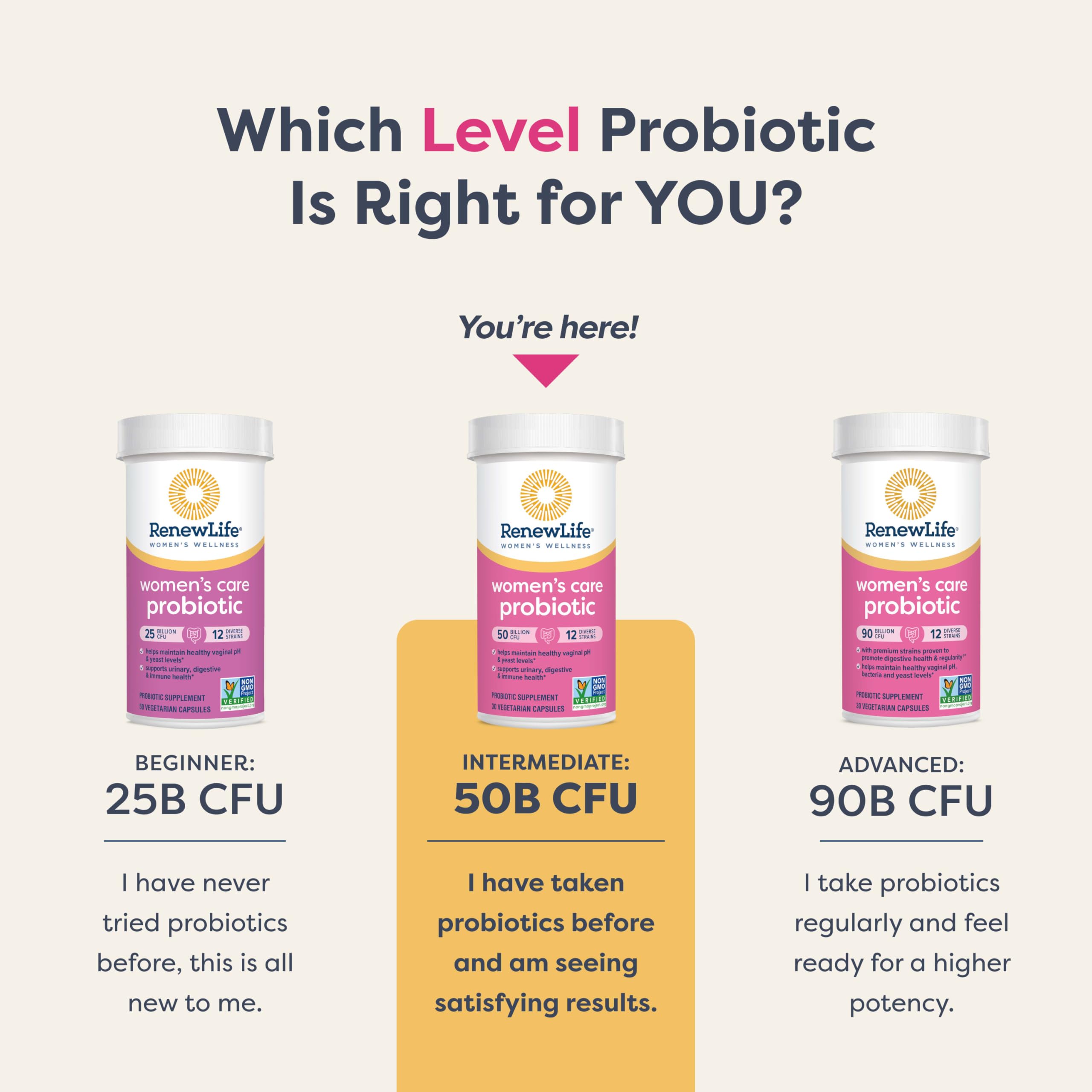 Renew Life Probiotic 50 Billion, 30 Count