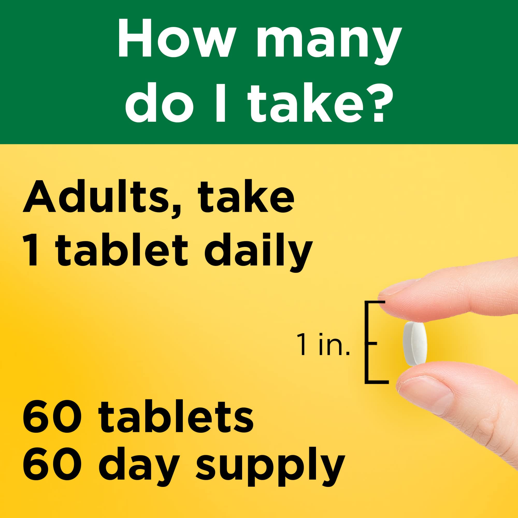 Nature Made L-Lysine 1000 mg, 60 Tablets