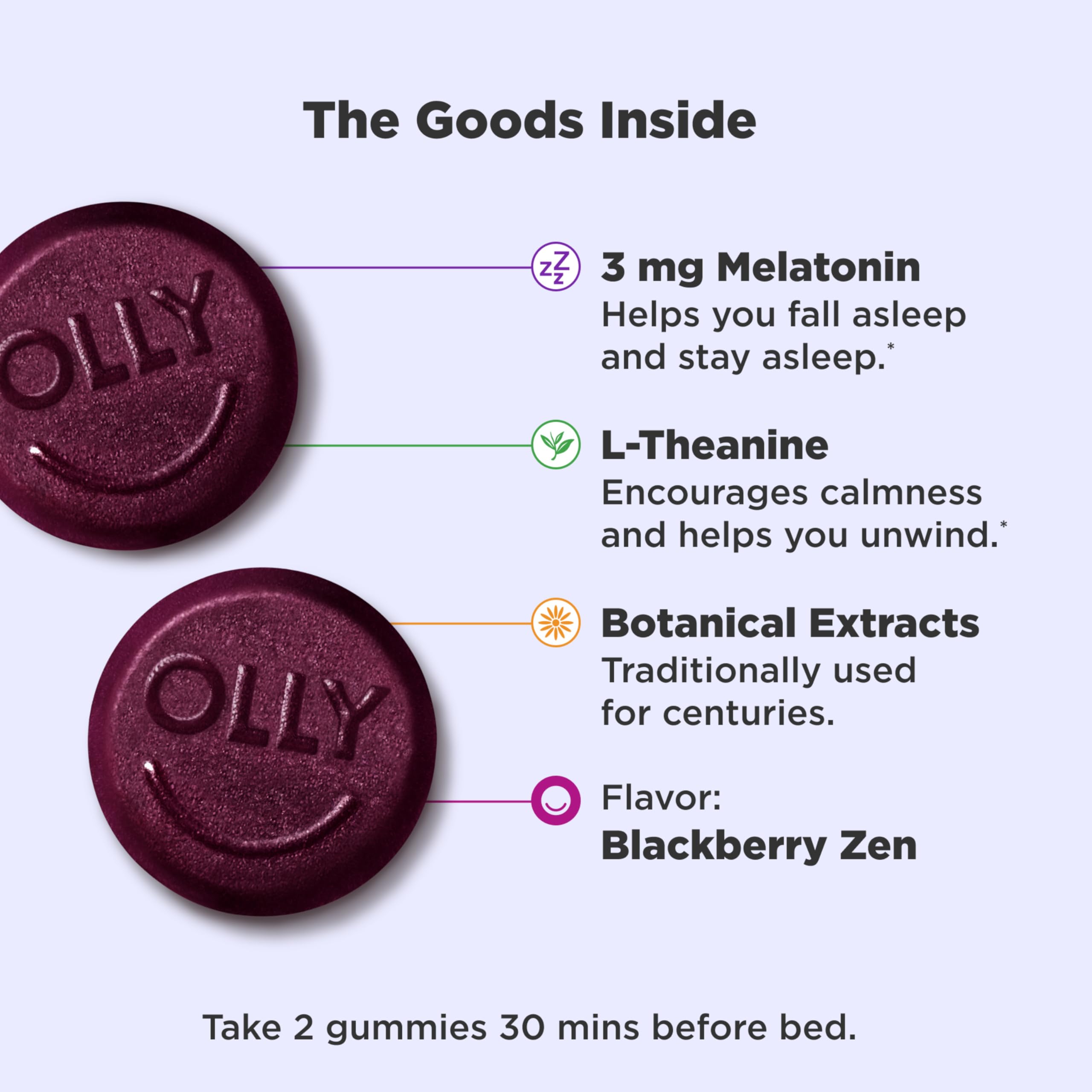 OLLY Sleep Gummy, 3mg Melatonin