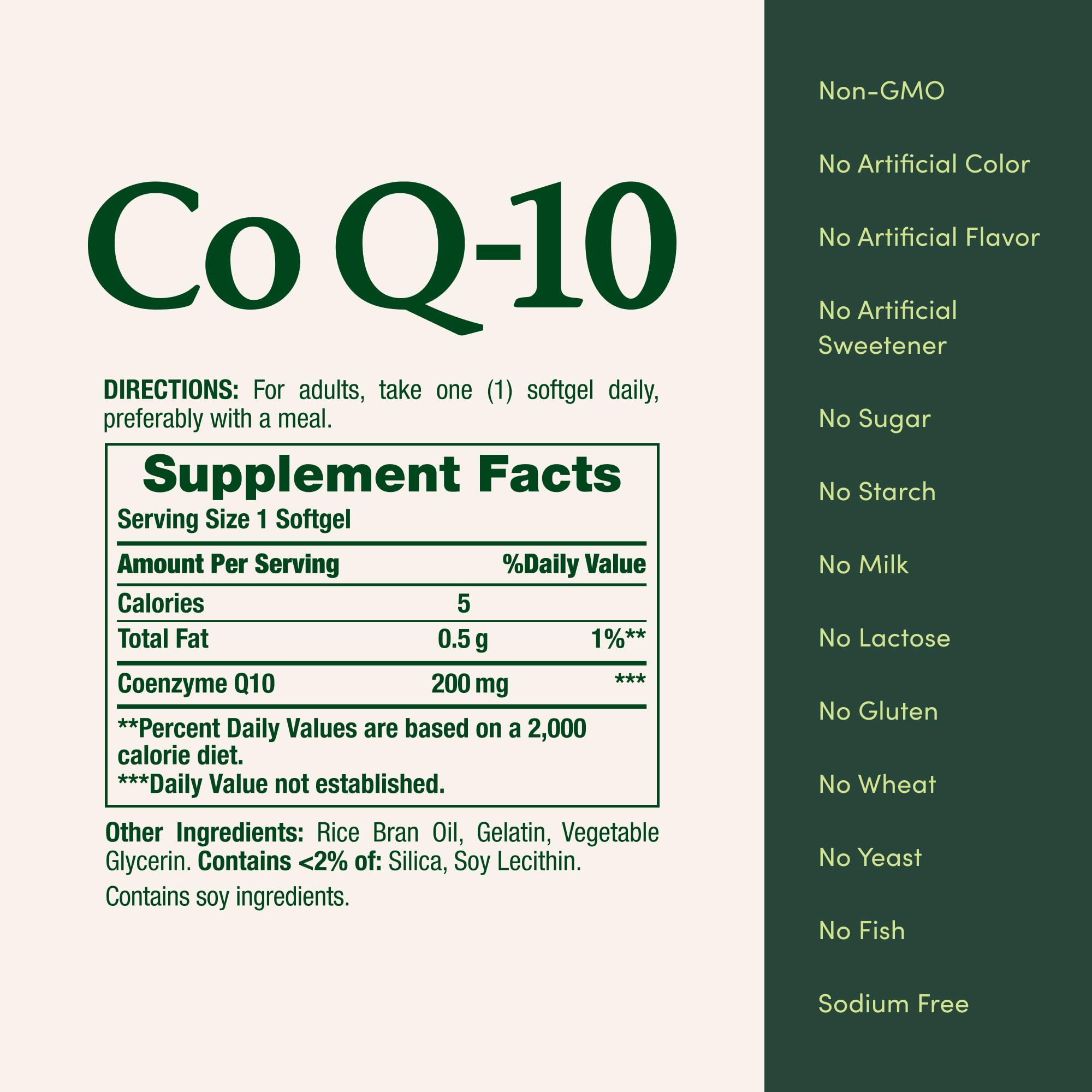 Nature’s Bounty CoQ10 200 mg Softgels