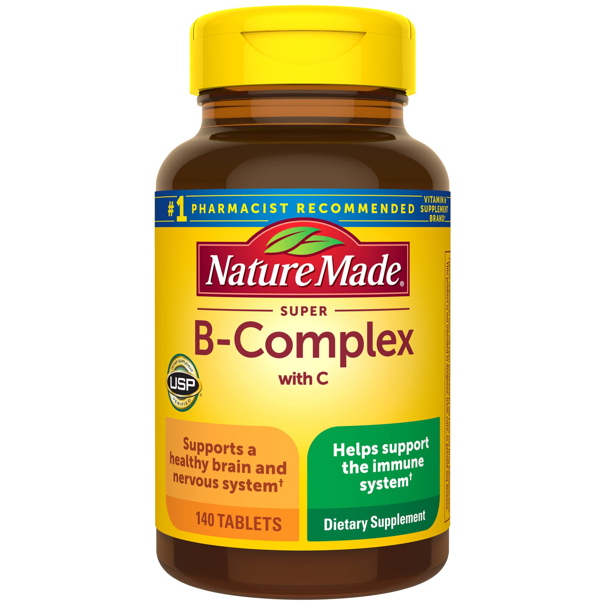 Nature Made Super B Complex with Vitamin C, 140 Tablets