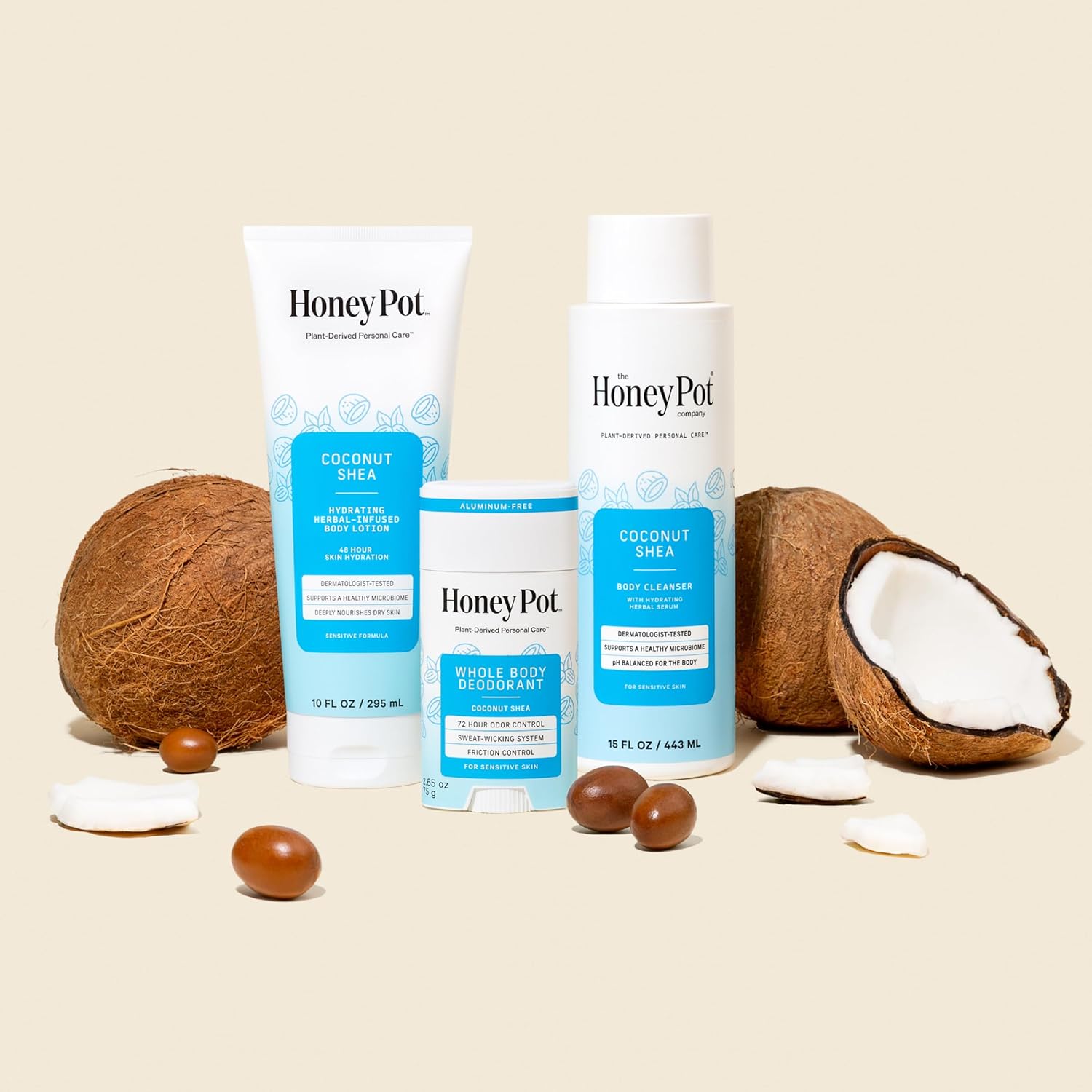 The Honey Pot Company - Coconut Shea Whole Body Deodorant