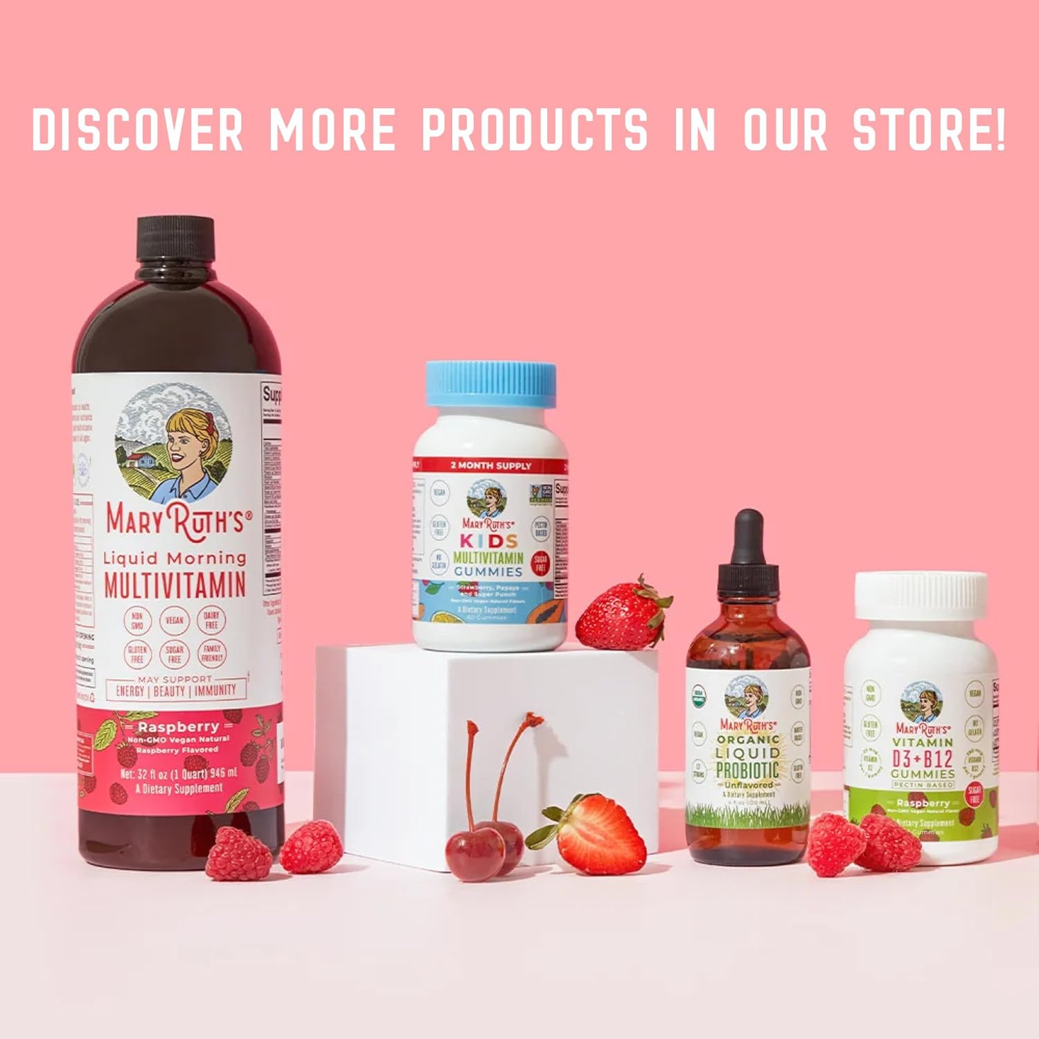 MaryRuth Organics Kids Immune, 60 Gummies