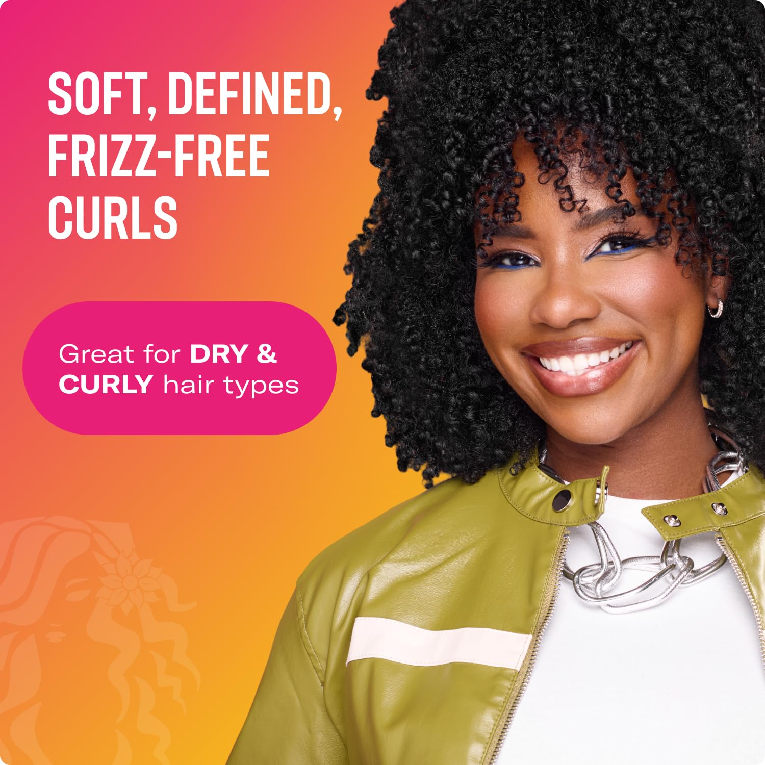 Mielle Organics Babassu & Mint Brazilian Curly Cocktail Curl Cream, 7.5 oz