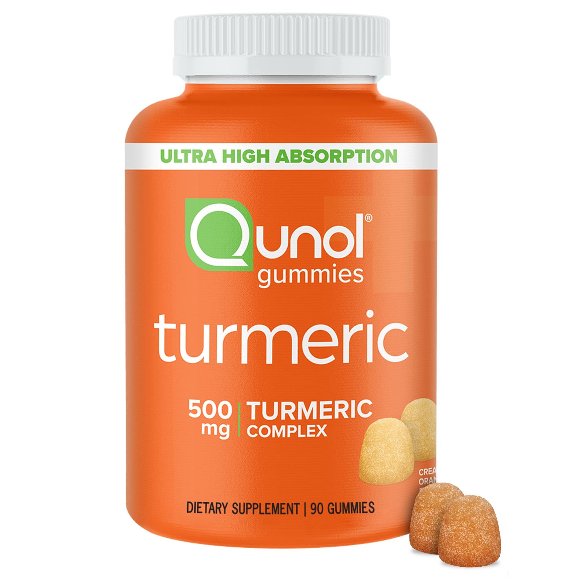 Qunol Turmeric 500mg Gummies Ultra High Absorption