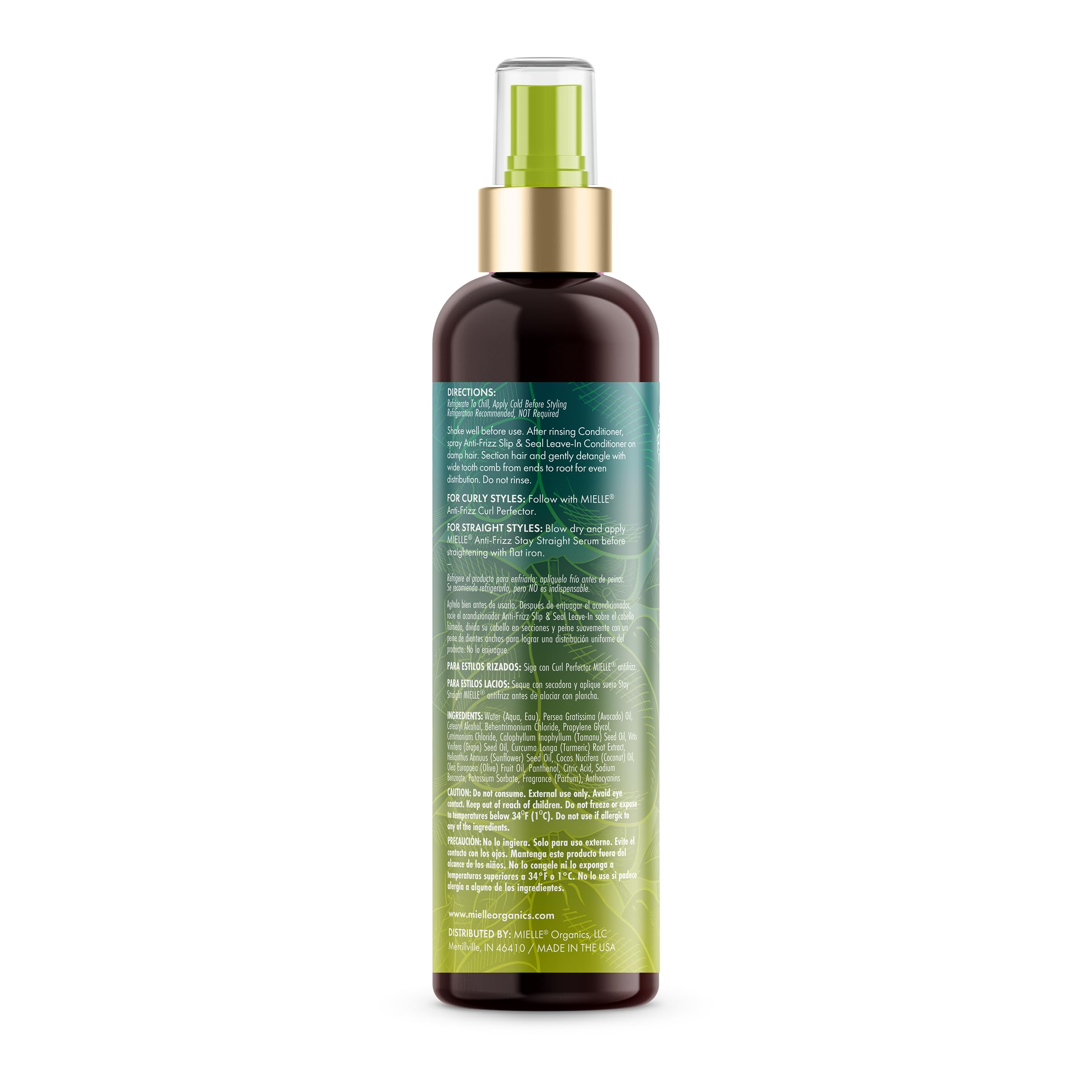 Mielle Organics Avocado & Tamanu Hair Leave In Conditioner Spray, 8 oz