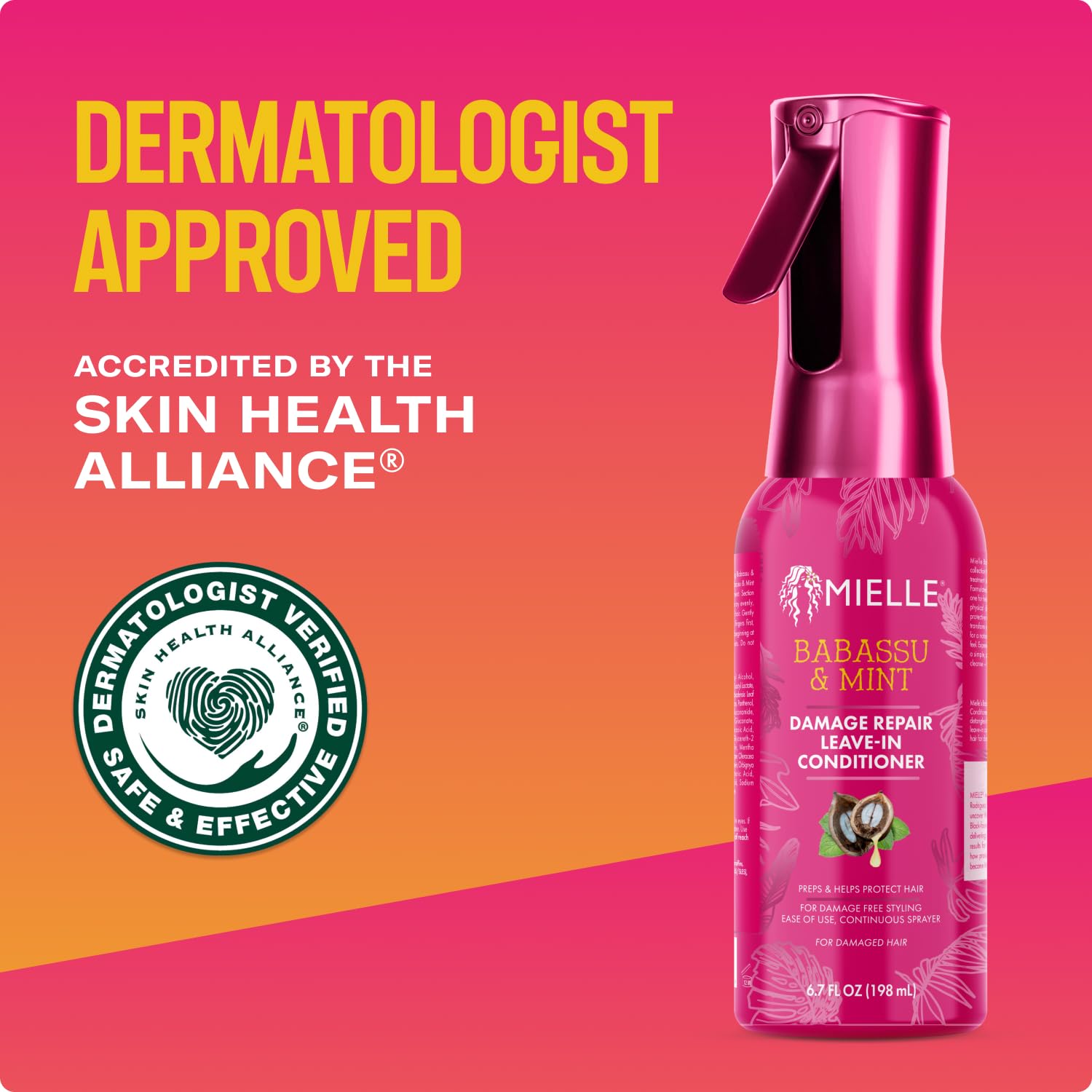 Mielle Organics Babassu & Mint Damage Repair Leave-In Conditioner