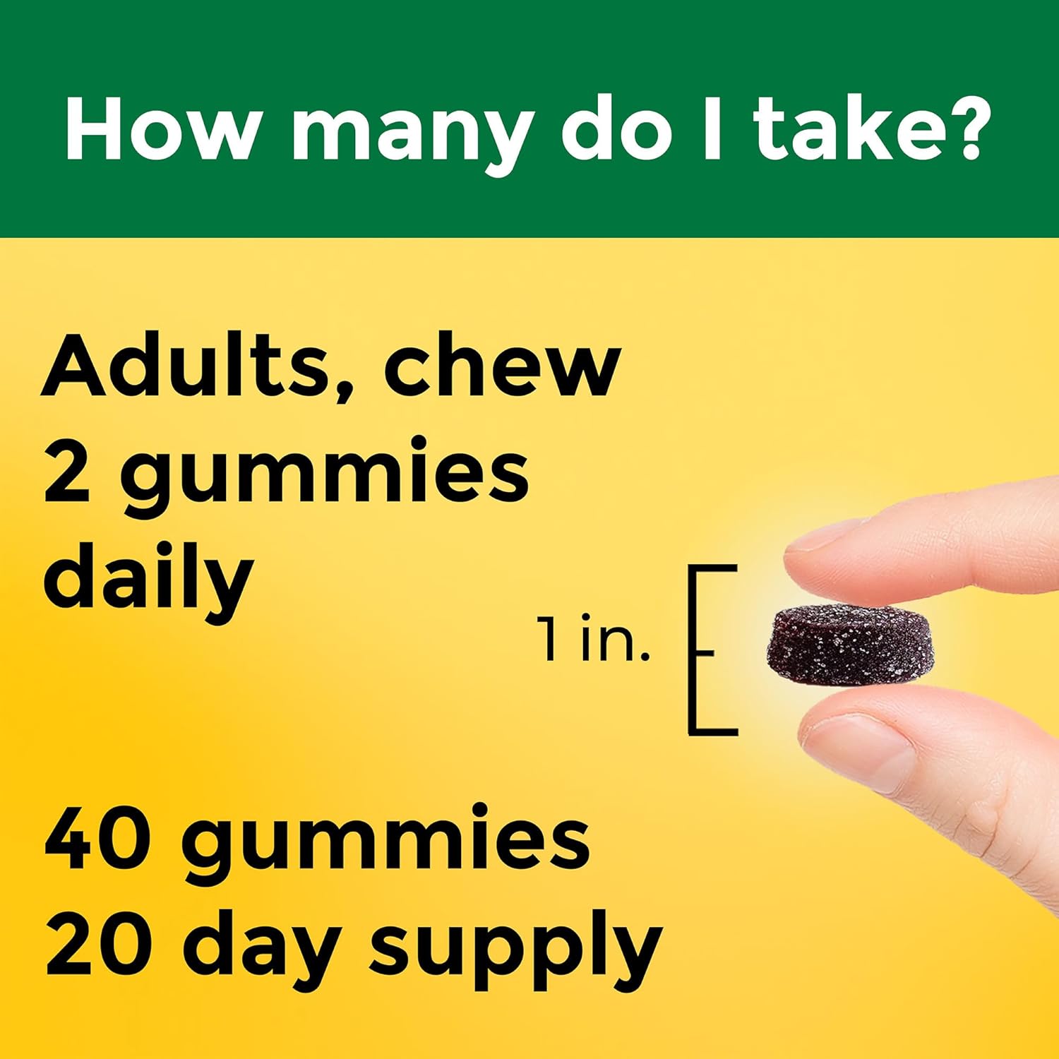 Nature Made High Absorption Magnesium Glycinate 100 mg, 40 Gummies