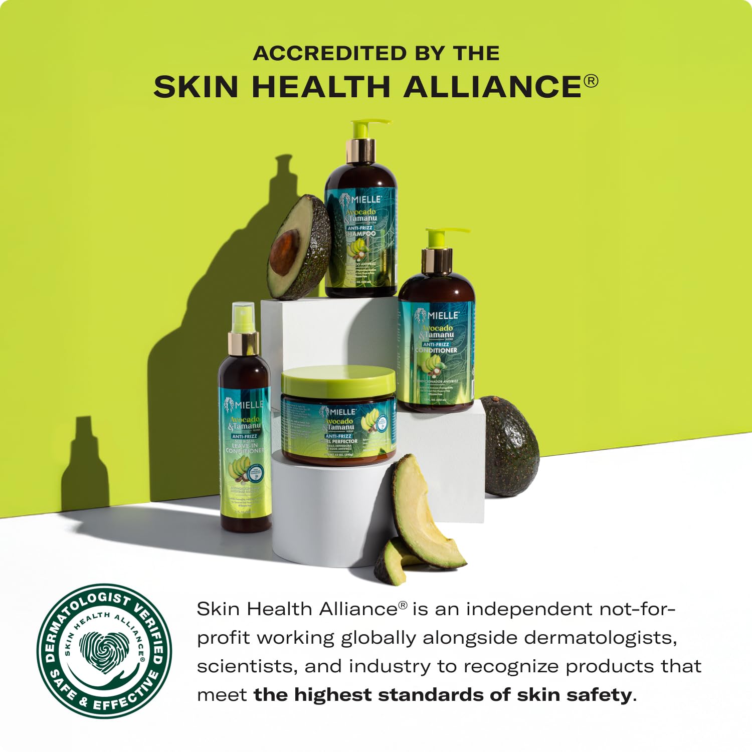 Mielle Organics Avocado & Tamanu Anti-Frizz Shampoo, 12oz