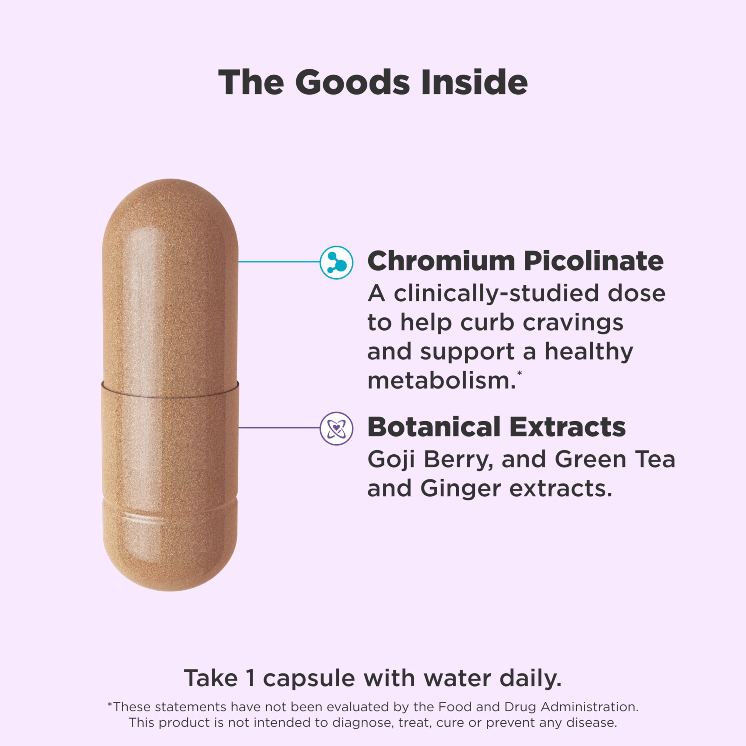 OLLY Combat Cravings, 1000 mcg Chromium, 30 Count