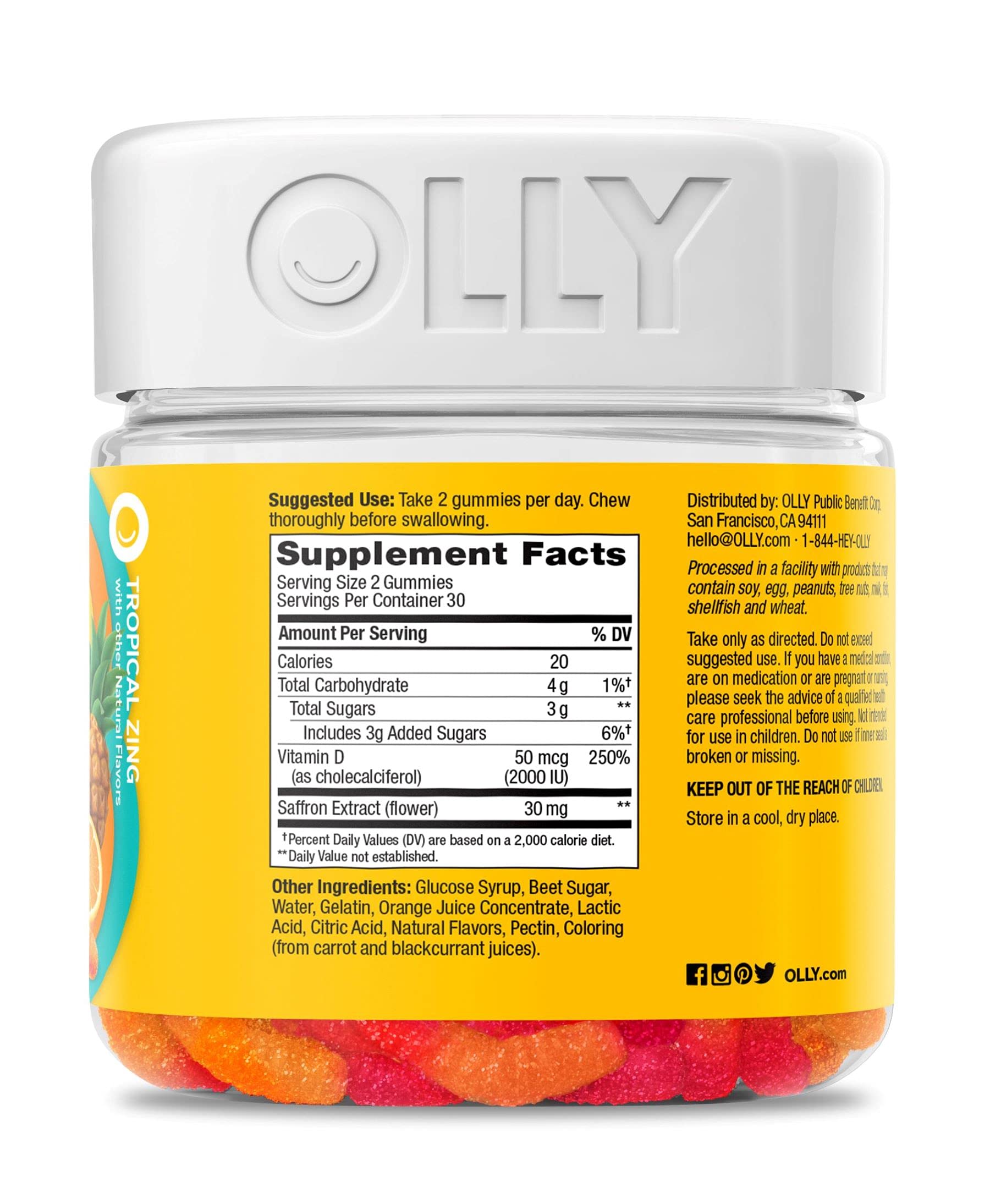 OLLY Hello Happy Gummy Worms