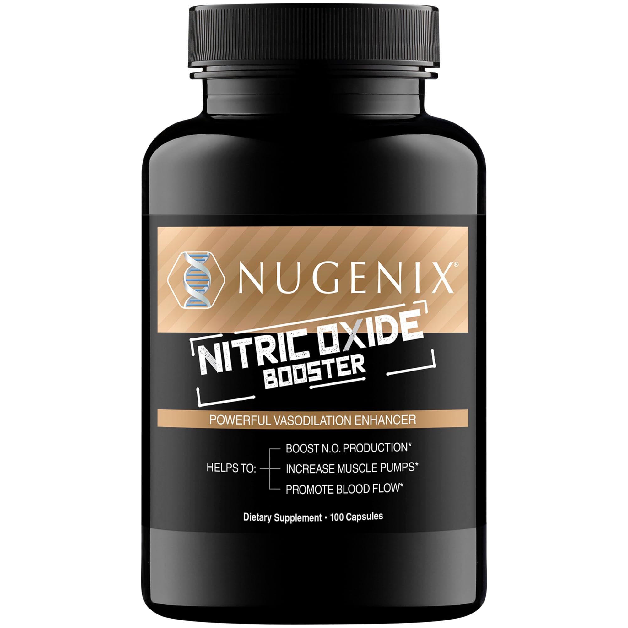 Nugenix Nitric Oxide Booster Supplement, 100 Capsules