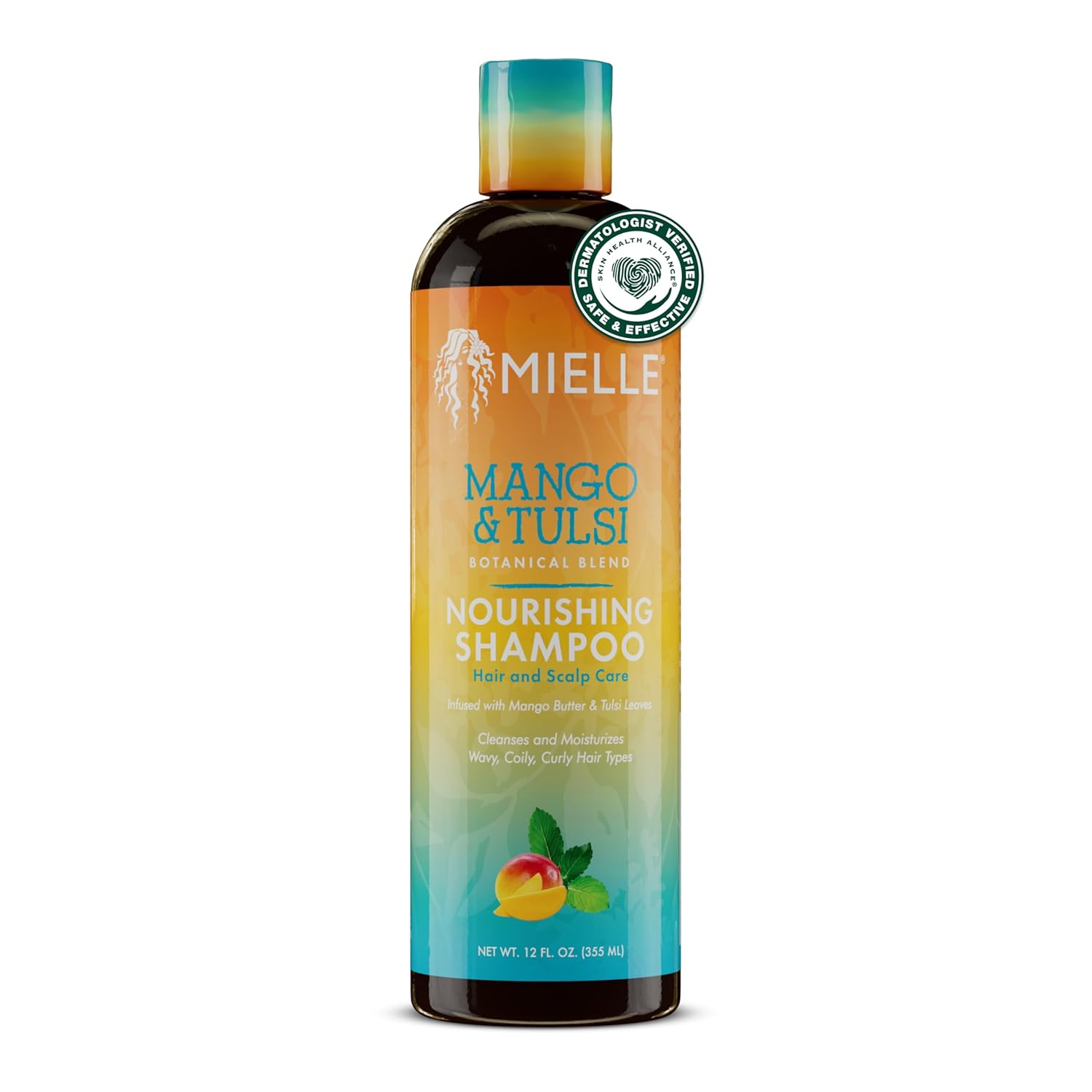 Mielle Organics Mango & Tulsi Nourishing Hair Shampoo, 6 Fl Oz