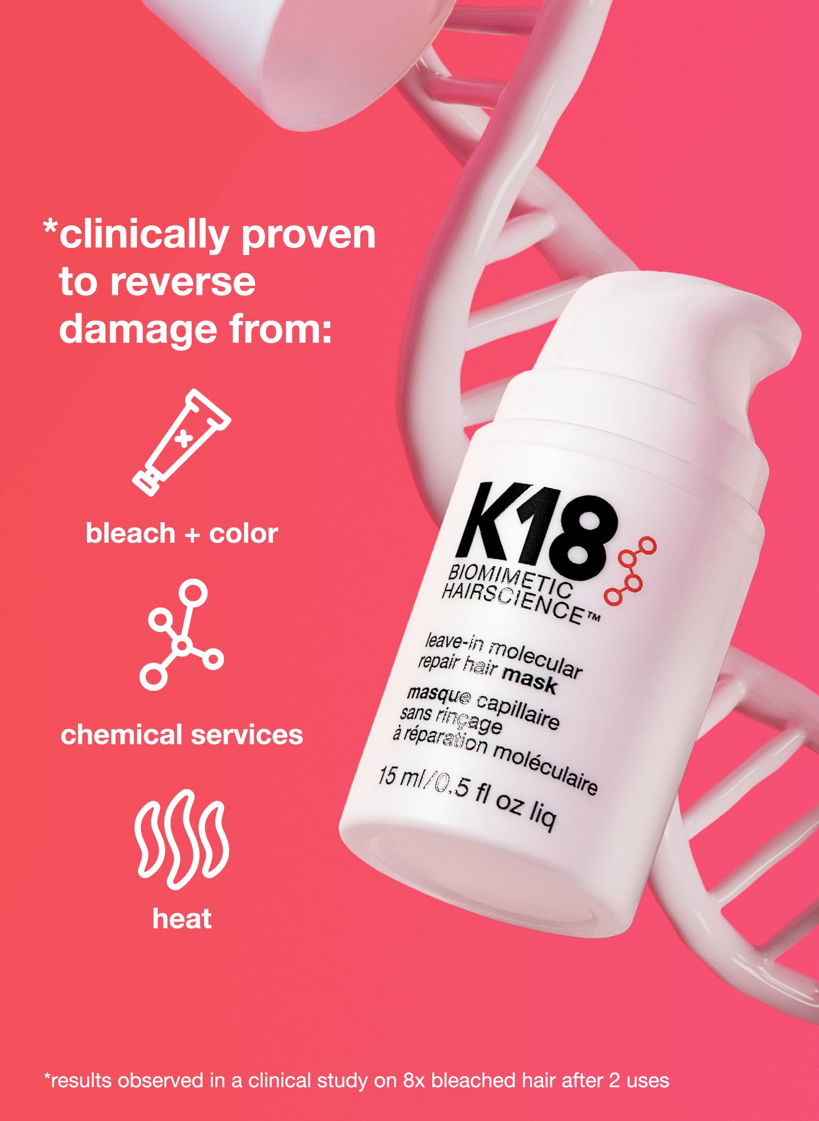 K18 Leave-In Molecular Hair Mask,