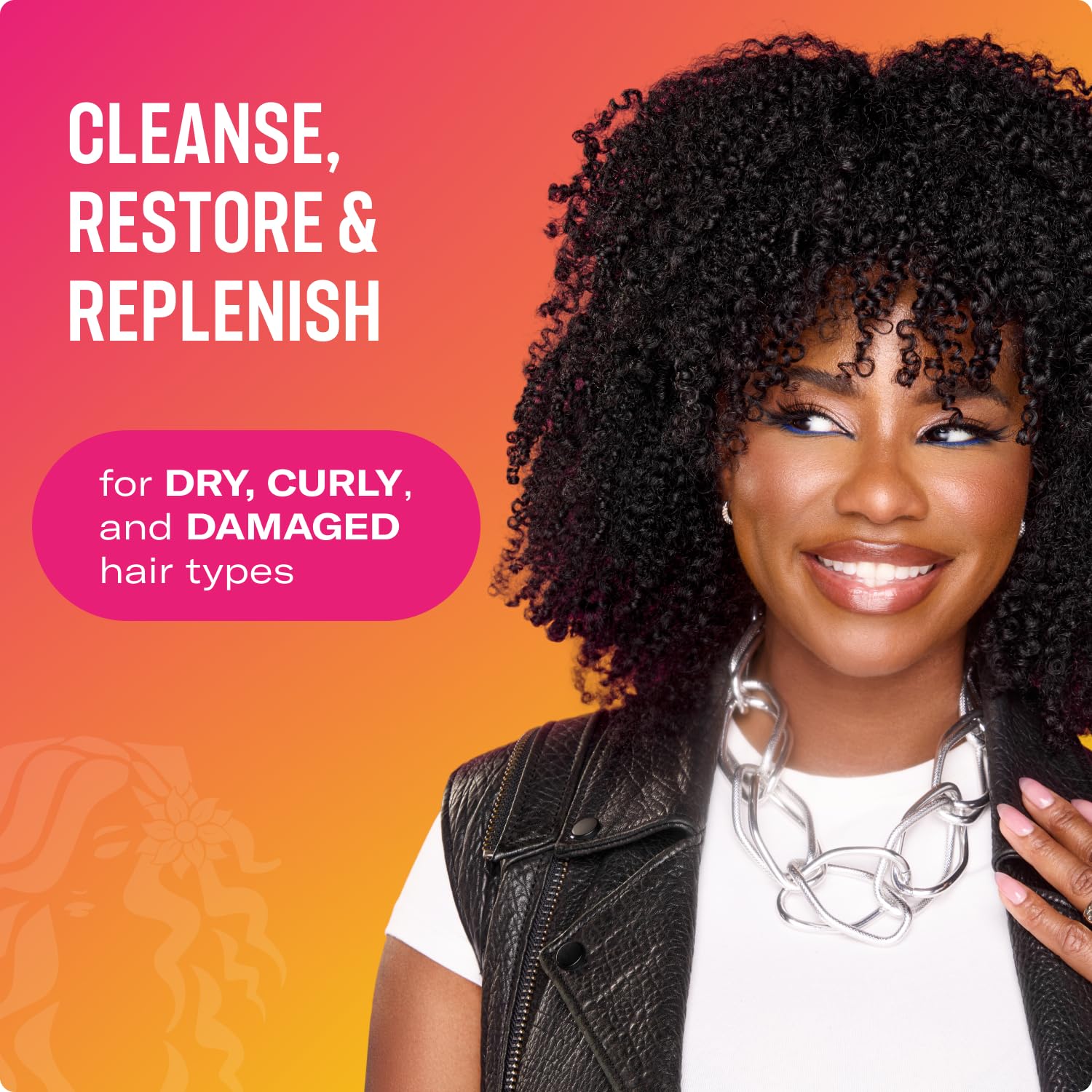 Mielle Organics Babassu & Mint Damage Repair Hair Shampoo 8 fl oz