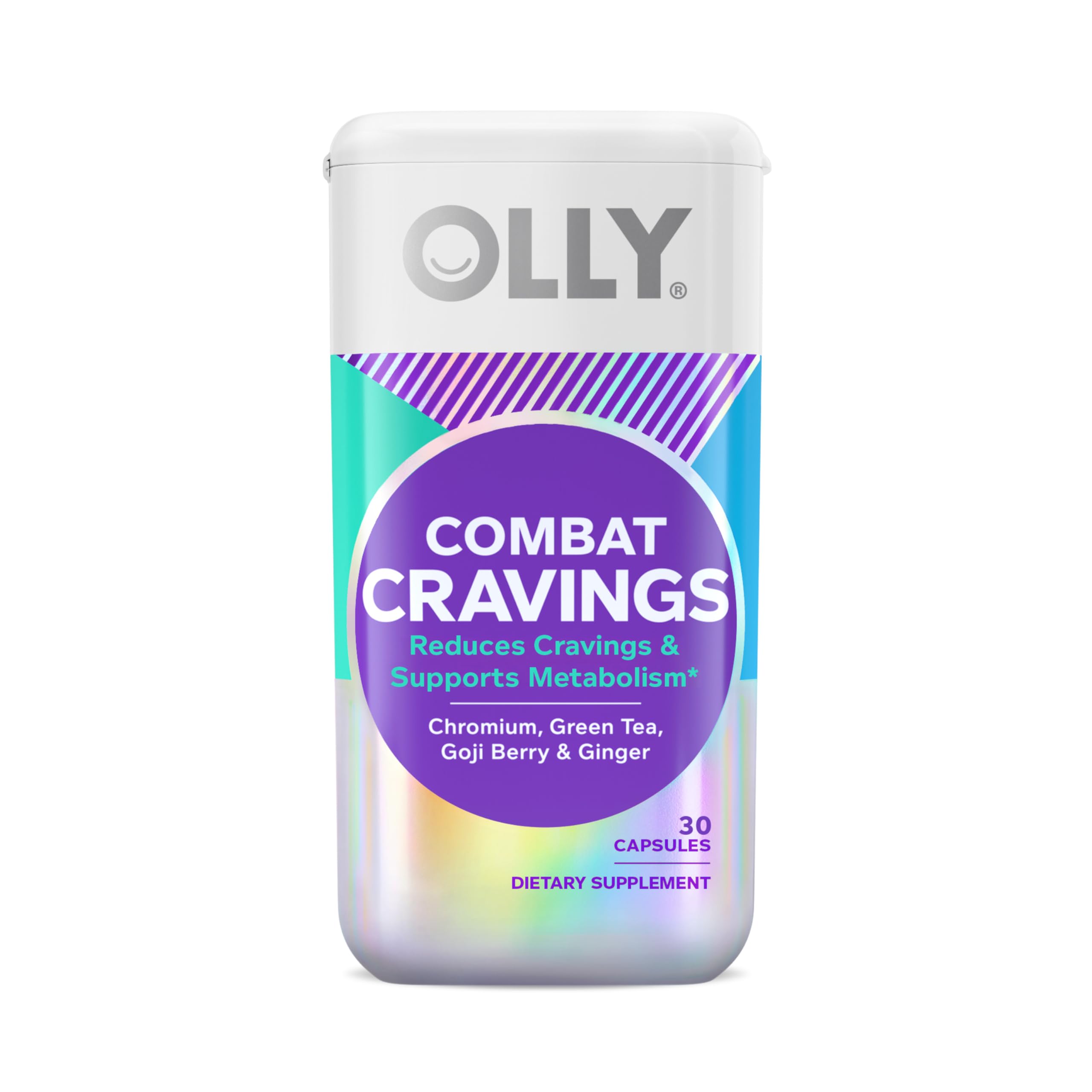 OLLY Combat Cravings, 1000 mcg Chromium, 30 Count