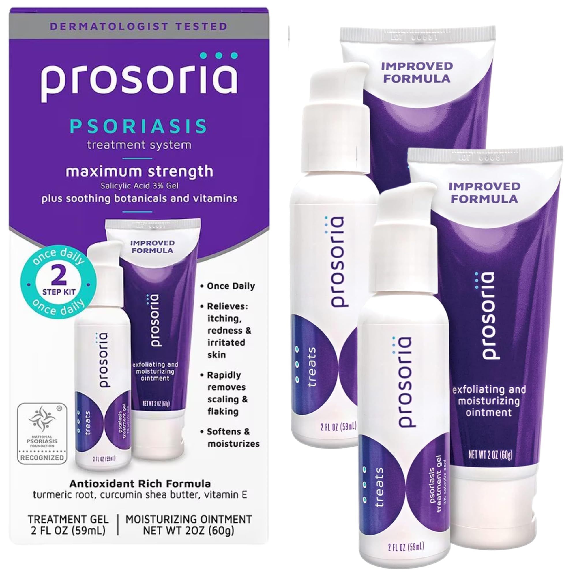 Prosoria Treatment System Single Kit, 2oz