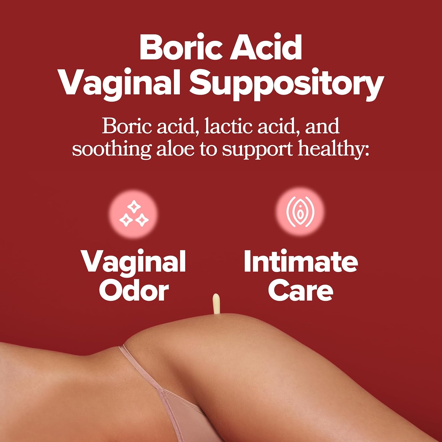 O Positiv URO Boric Acid Vaginal, 12 Suppository