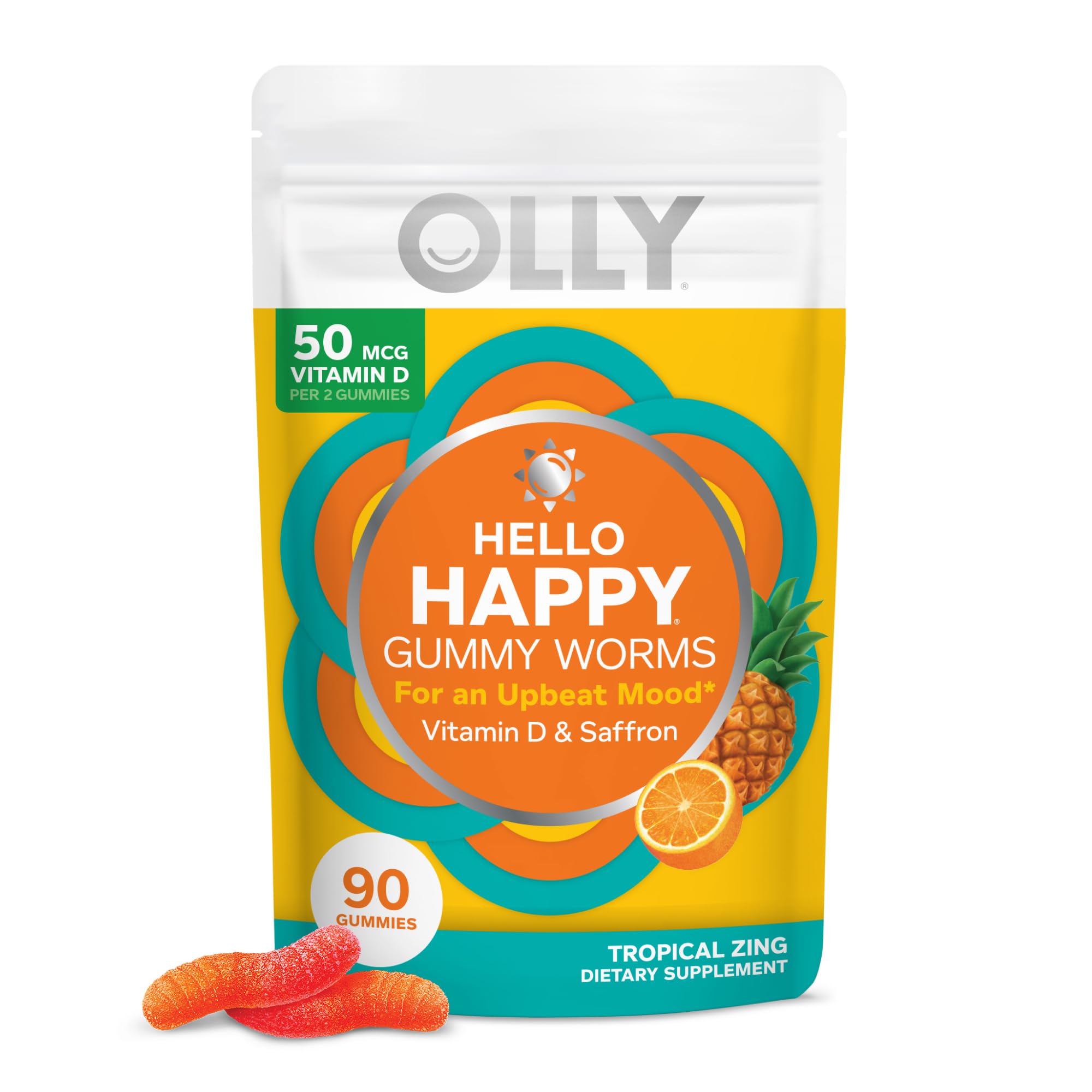 OLLY Hello Happy Gummy Worms