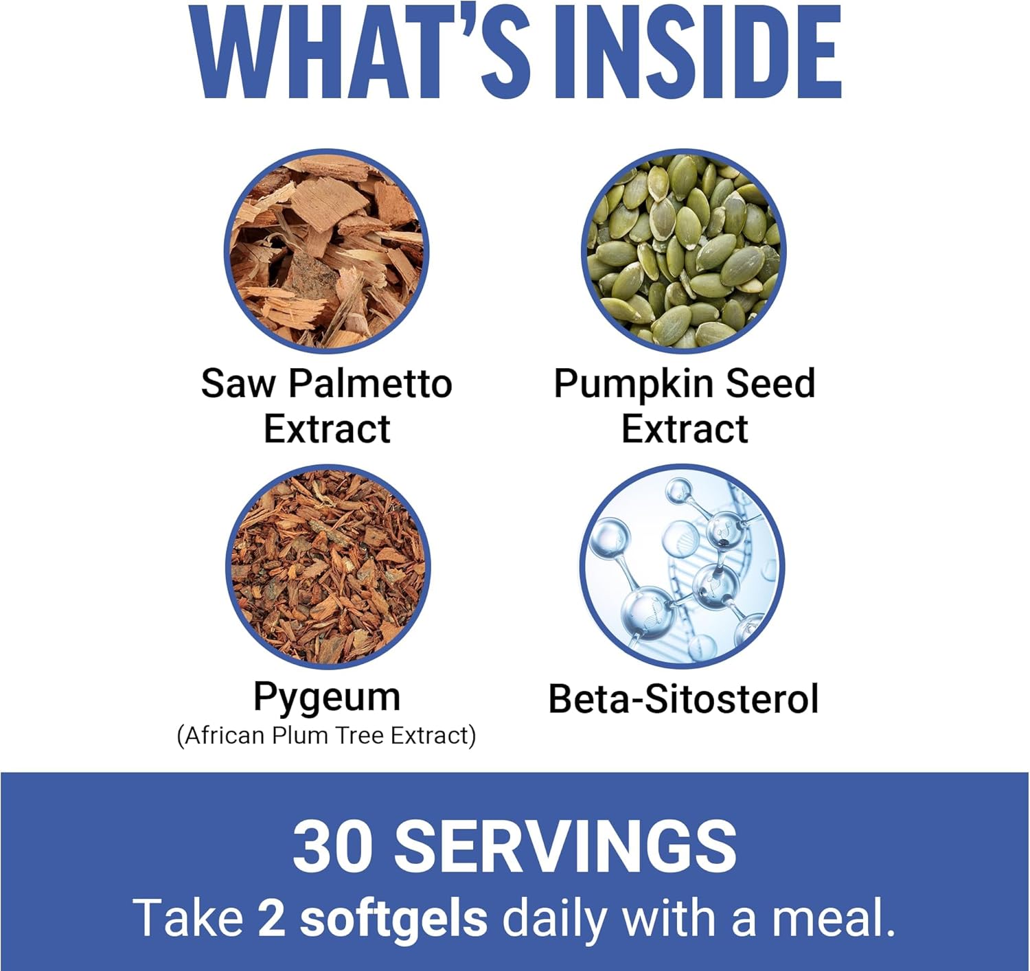 Force Factor Prostate Saw Palmetto and Beta Sitosterol Supplement, 60 Softgels