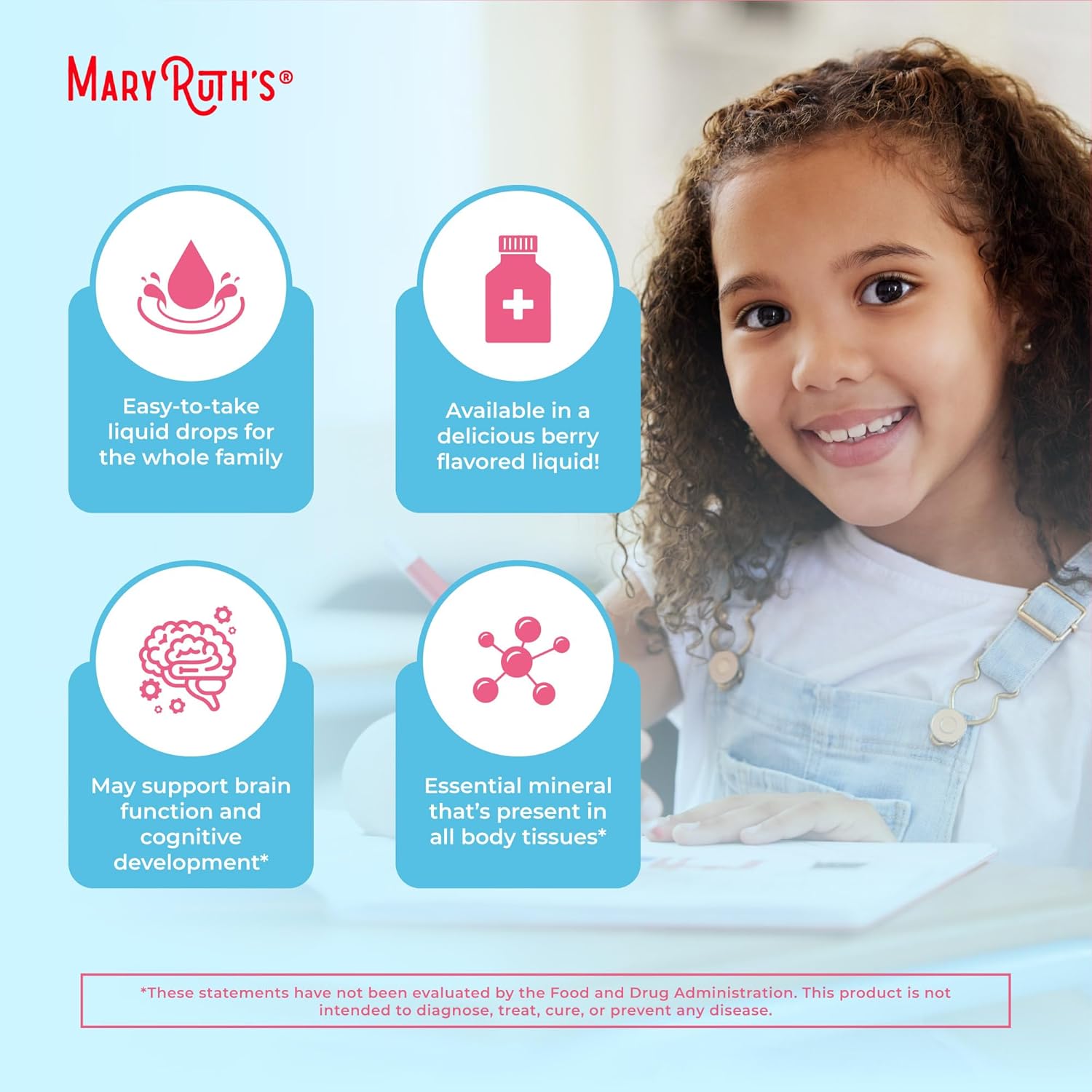 MaryRuth Organic Toddler Ionic Zinc Liquid Drops, 2 Fl Oz