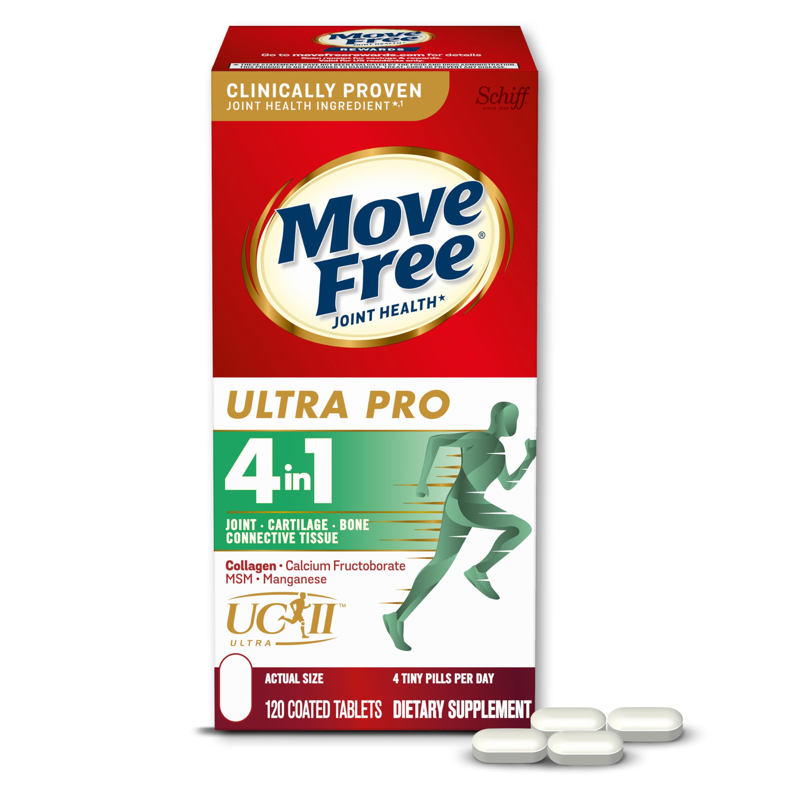Schiff Move Free Ultra Pro, 120 Tablets