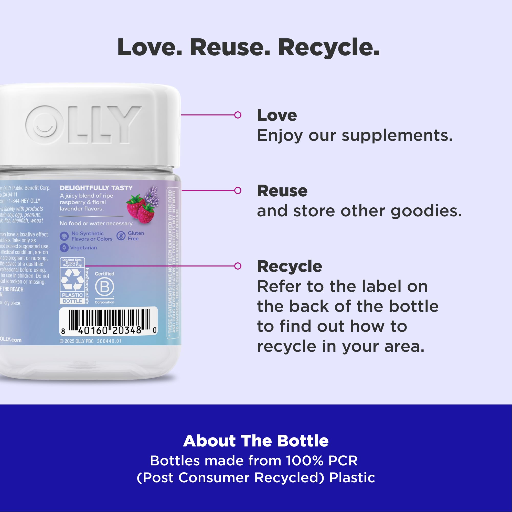 OLLY Relaxing Magnesium Gummies