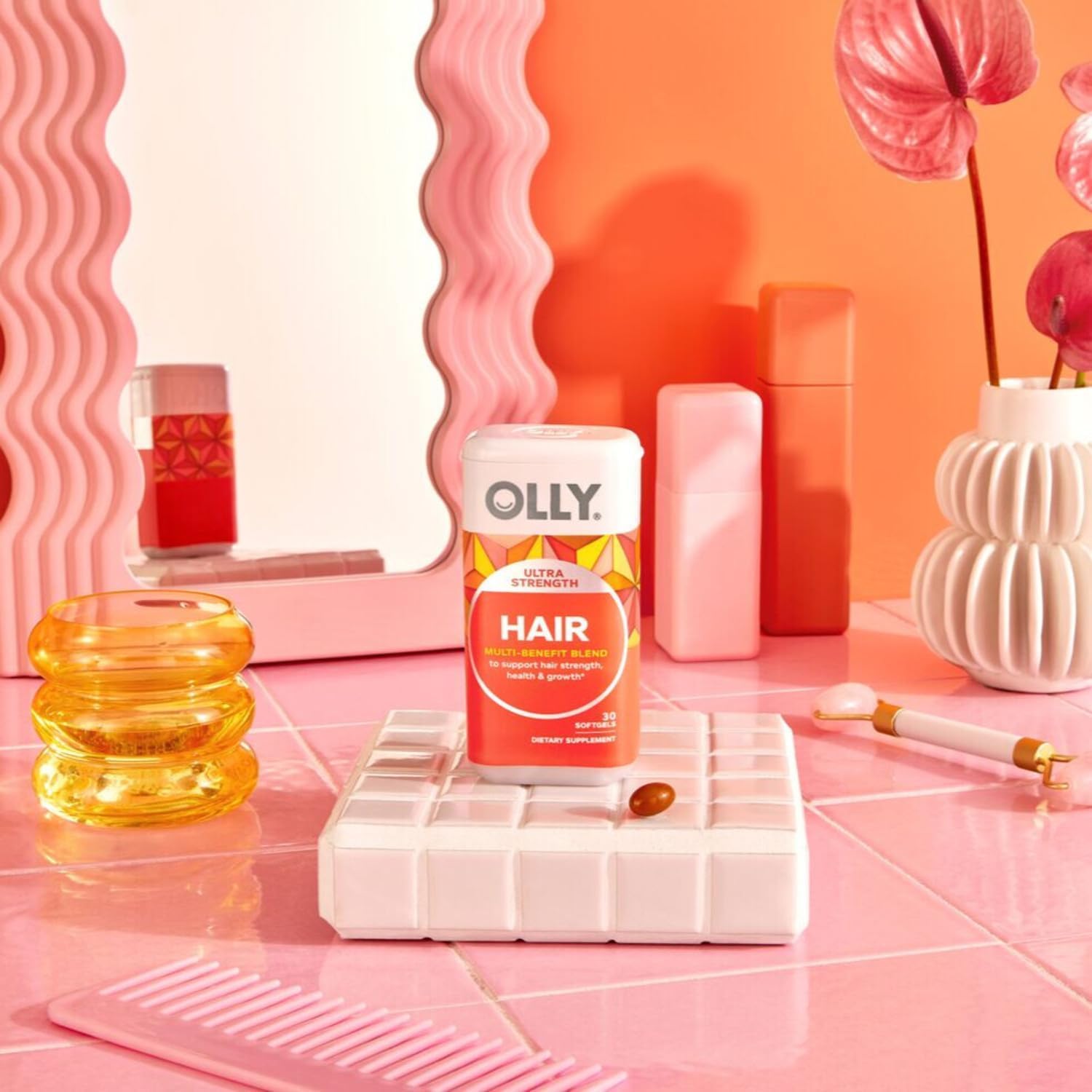 OLLY Ultra Strength Hair, 30 Softgels