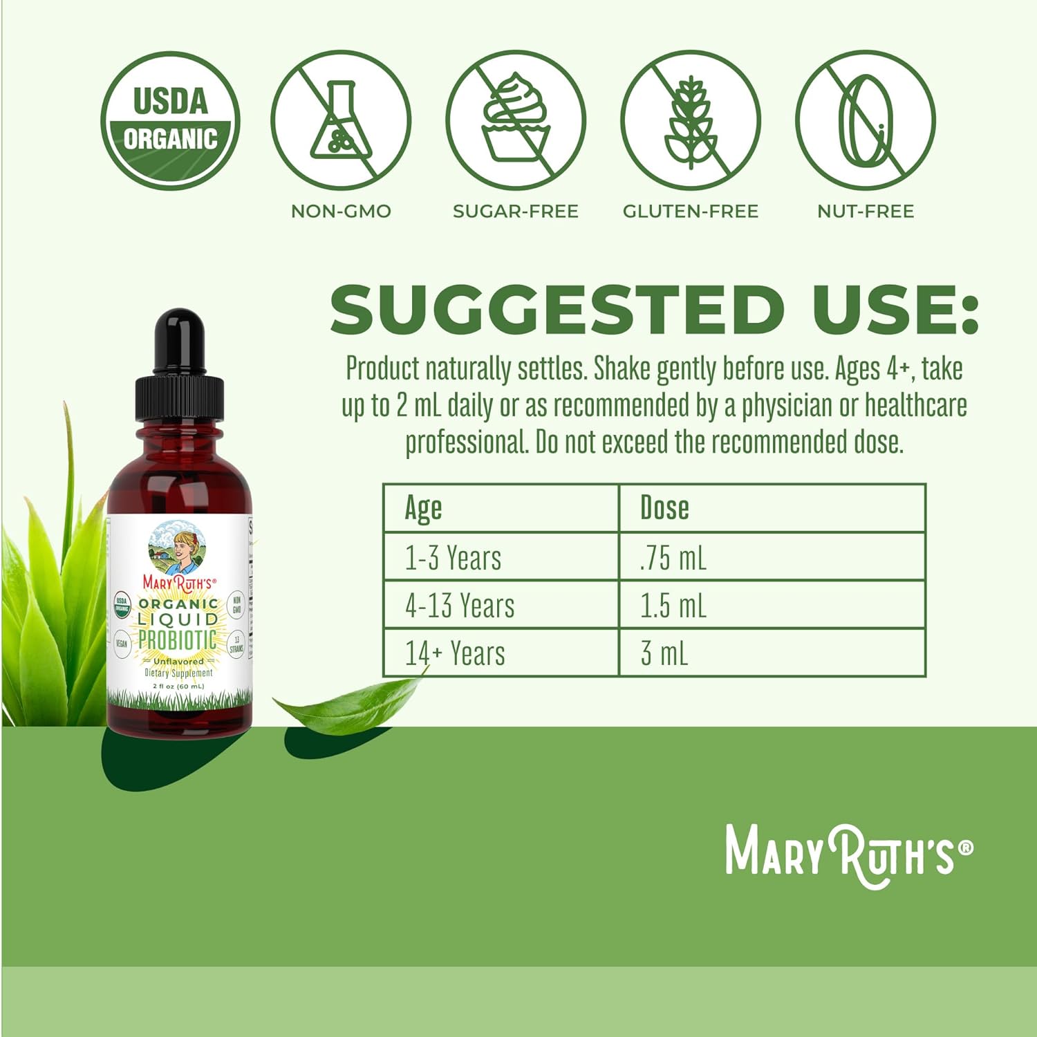 MaryRuth Organics Liquid Probiotic