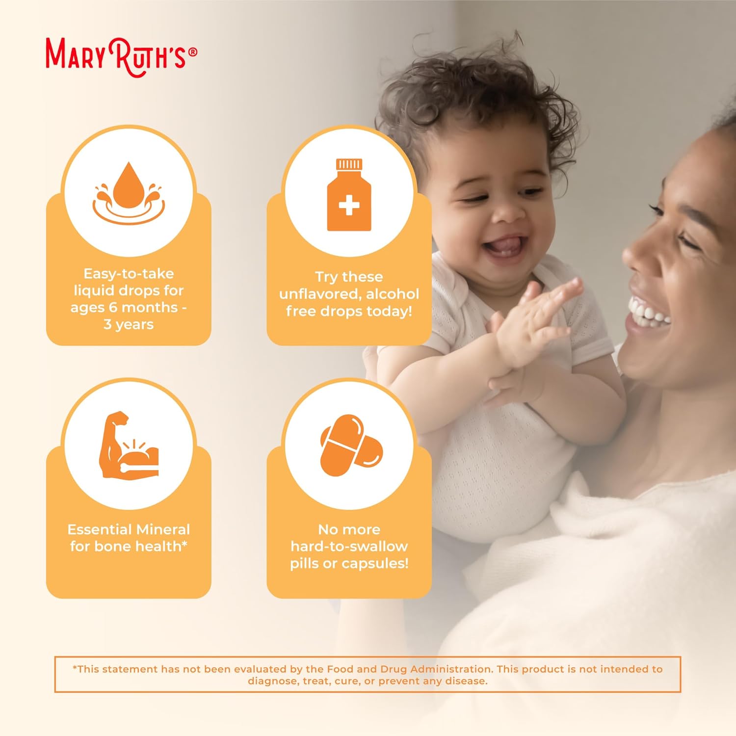 MaryRuth Organics Vitamin D Liquid Drops 0.5 oz