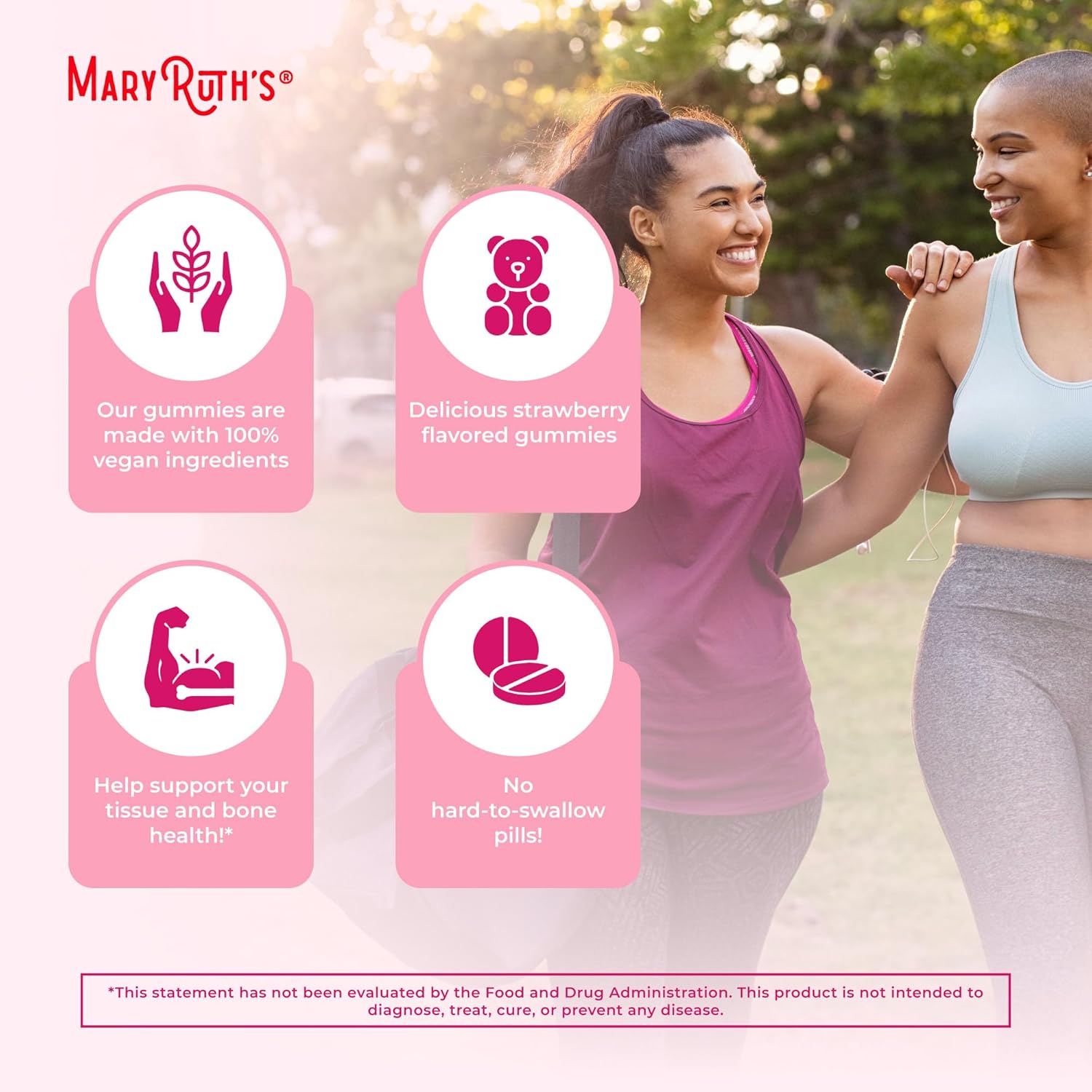 MaryRuth Organics Women's Multivitamin Gummies, 60 Count