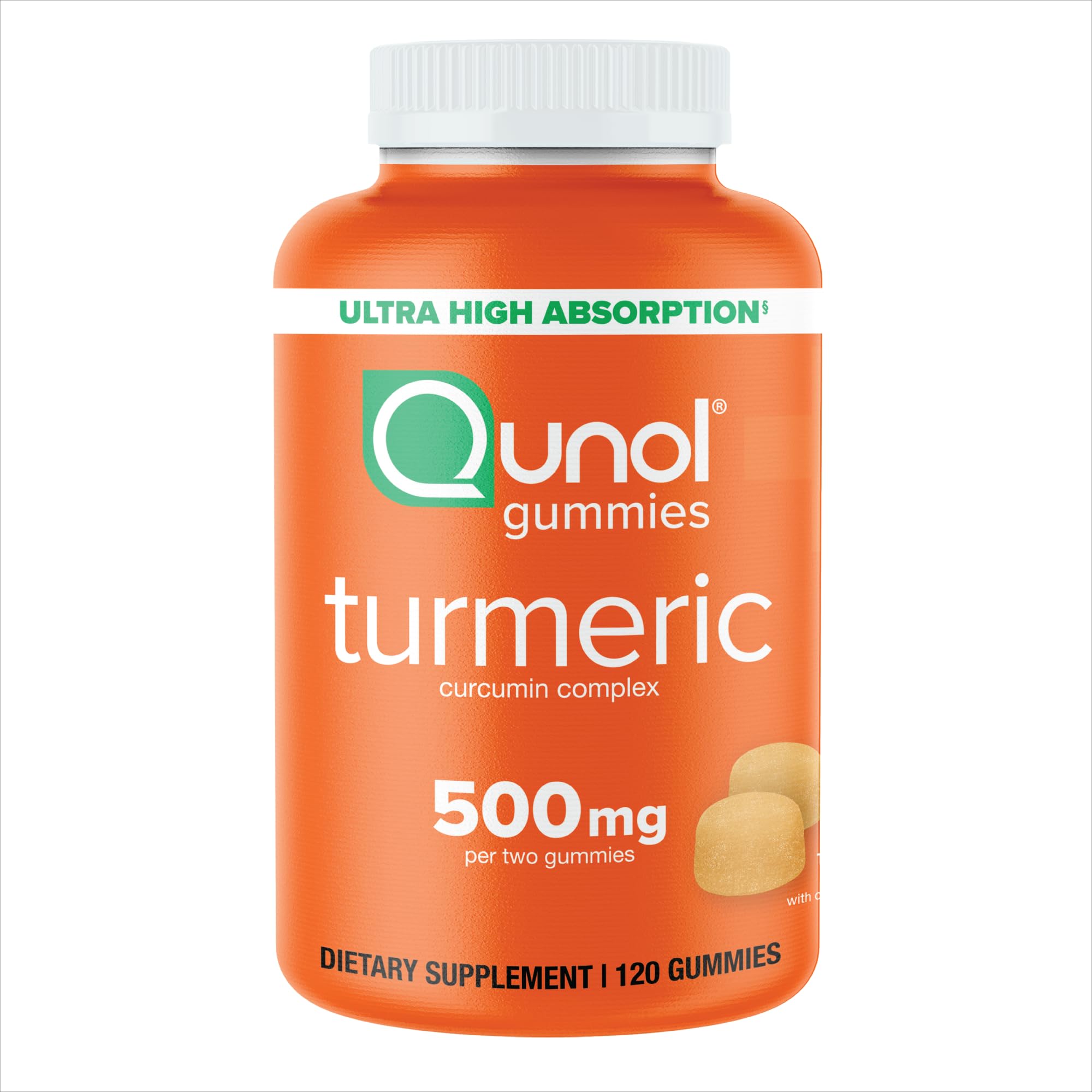 Qunol Turmeric 500mg Gummies Ultra High Absorption