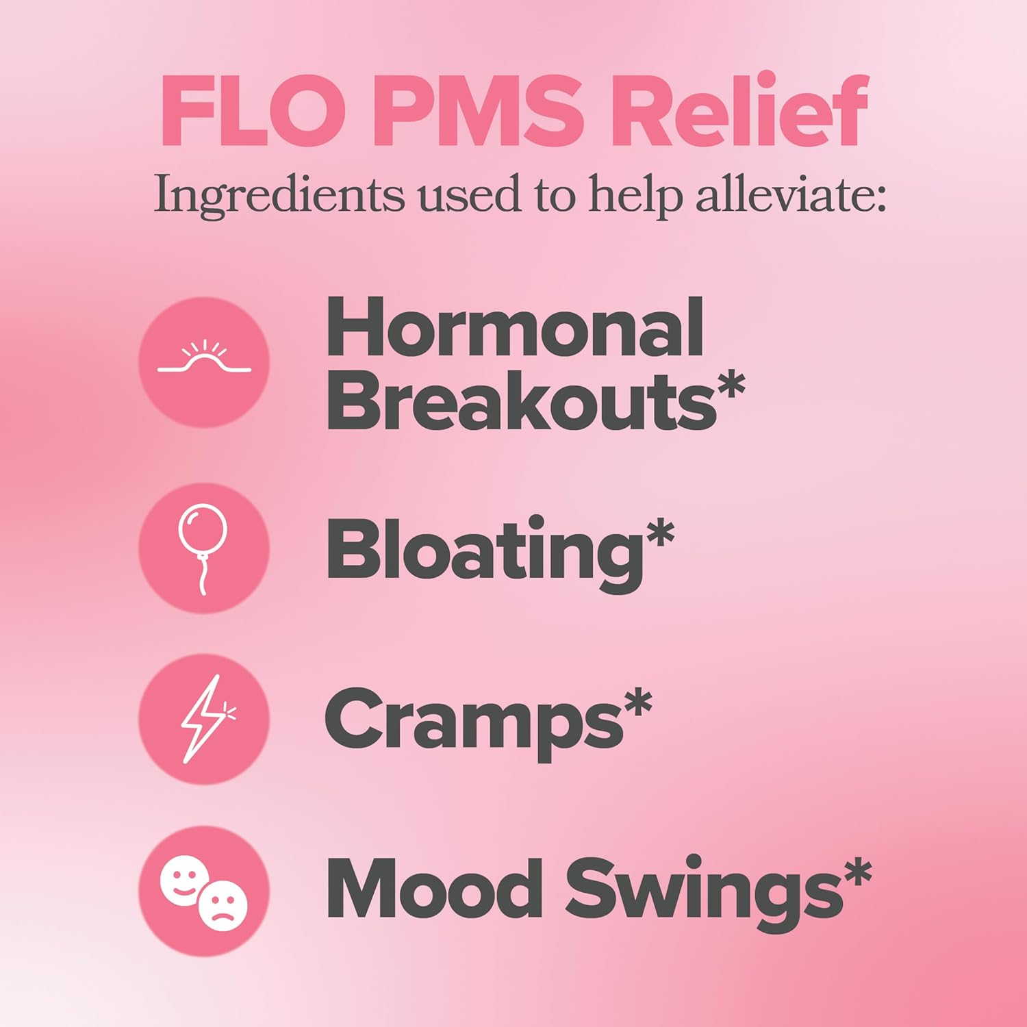 O Positiv FLO PMS Vitamin, 60 Gummies