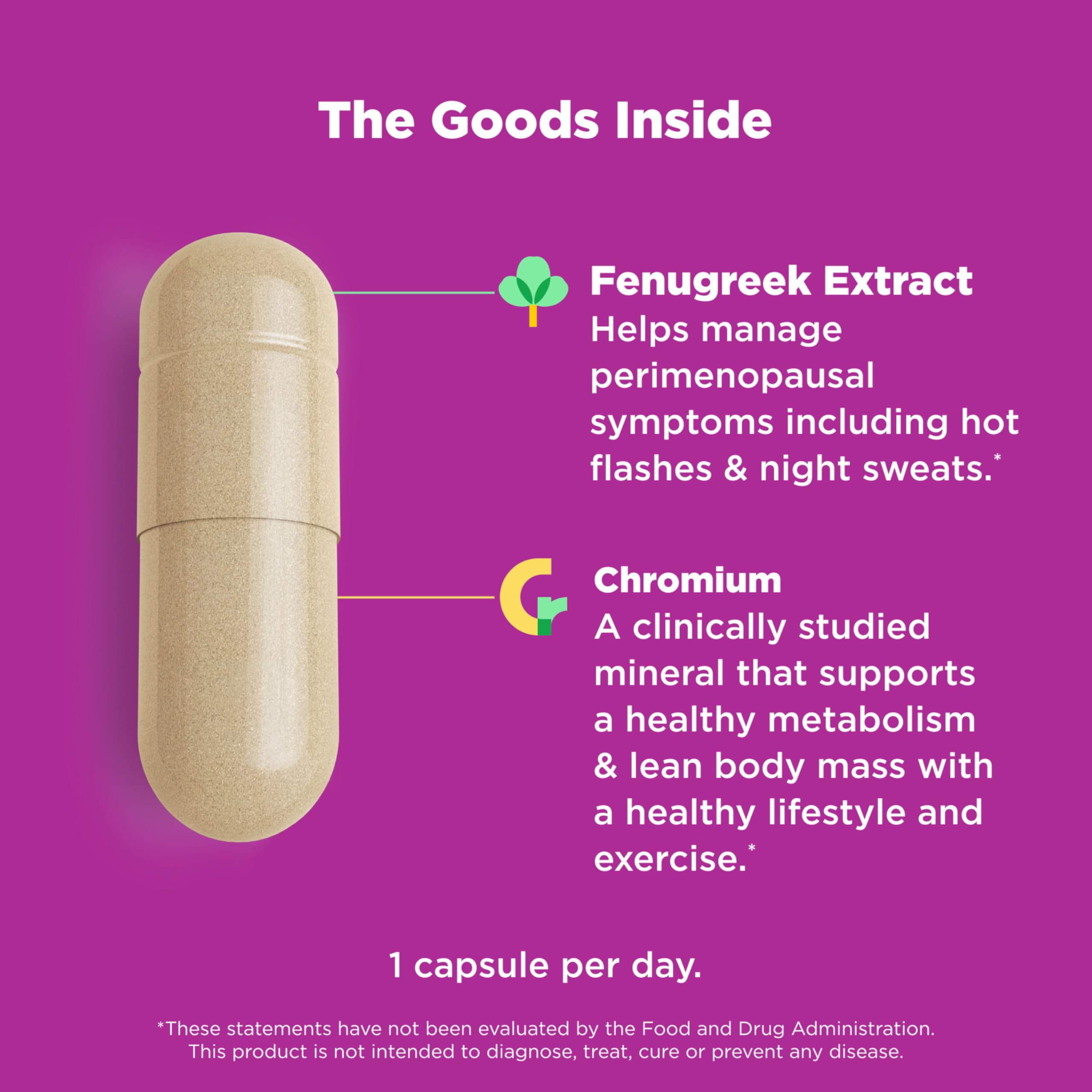 OLLY Balanced Perimeno Capsules, 30 ct