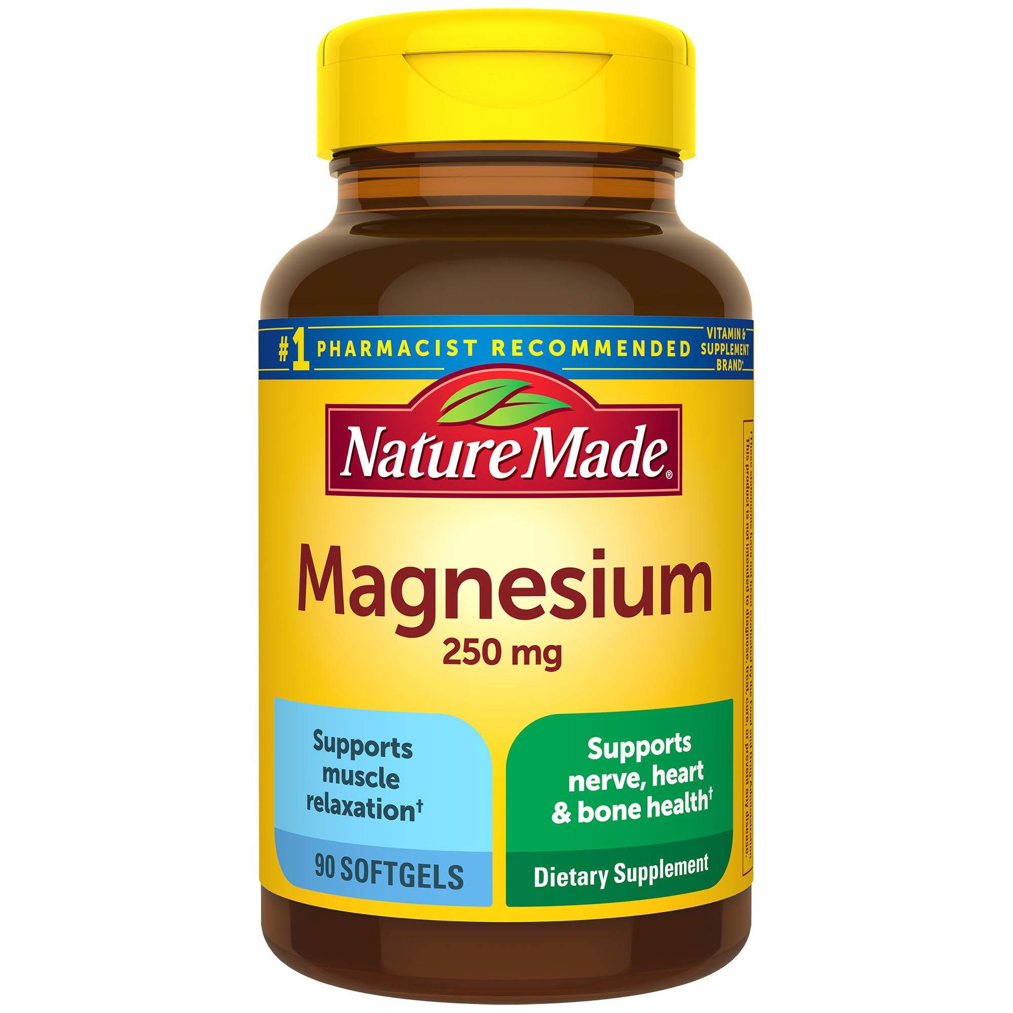 Nature Made Magnesium Oxide 250 mg, 200 Tablets