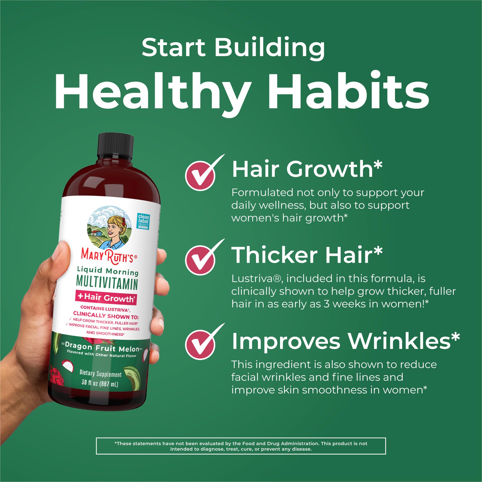 MaryRuth's Liquid Multivitamin+Hair Growth