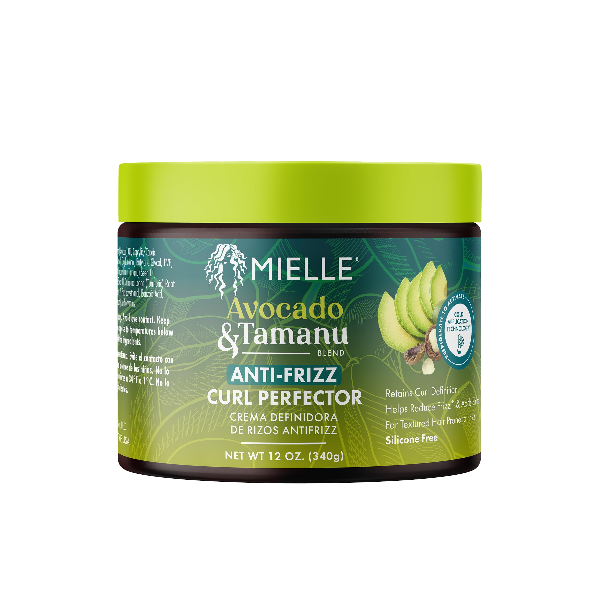 Mielle Organics Avocado & Tamanu Anti-Frizz Curl Perfector, 12oz